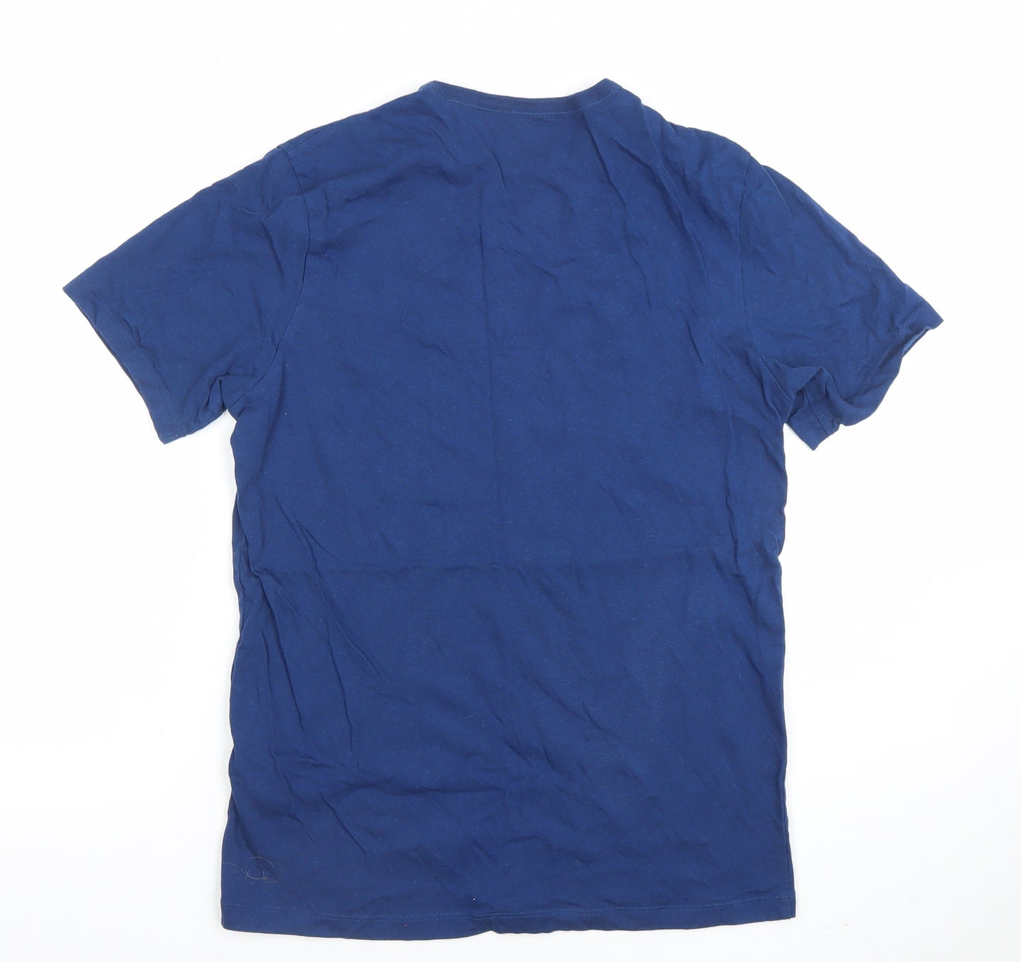 BOSS Men's Blue Crew Neck Cotton Short Sleeve T-Shirt Size S