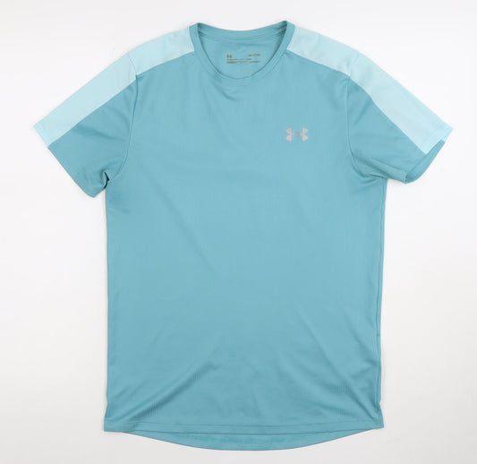 Under Armour Men’s Blue Athletic T-Shirt Medium Lightweight