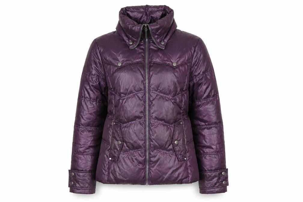 COCORO Women’s Purple Short Puffer Jacket Size 10 Polyester Lined