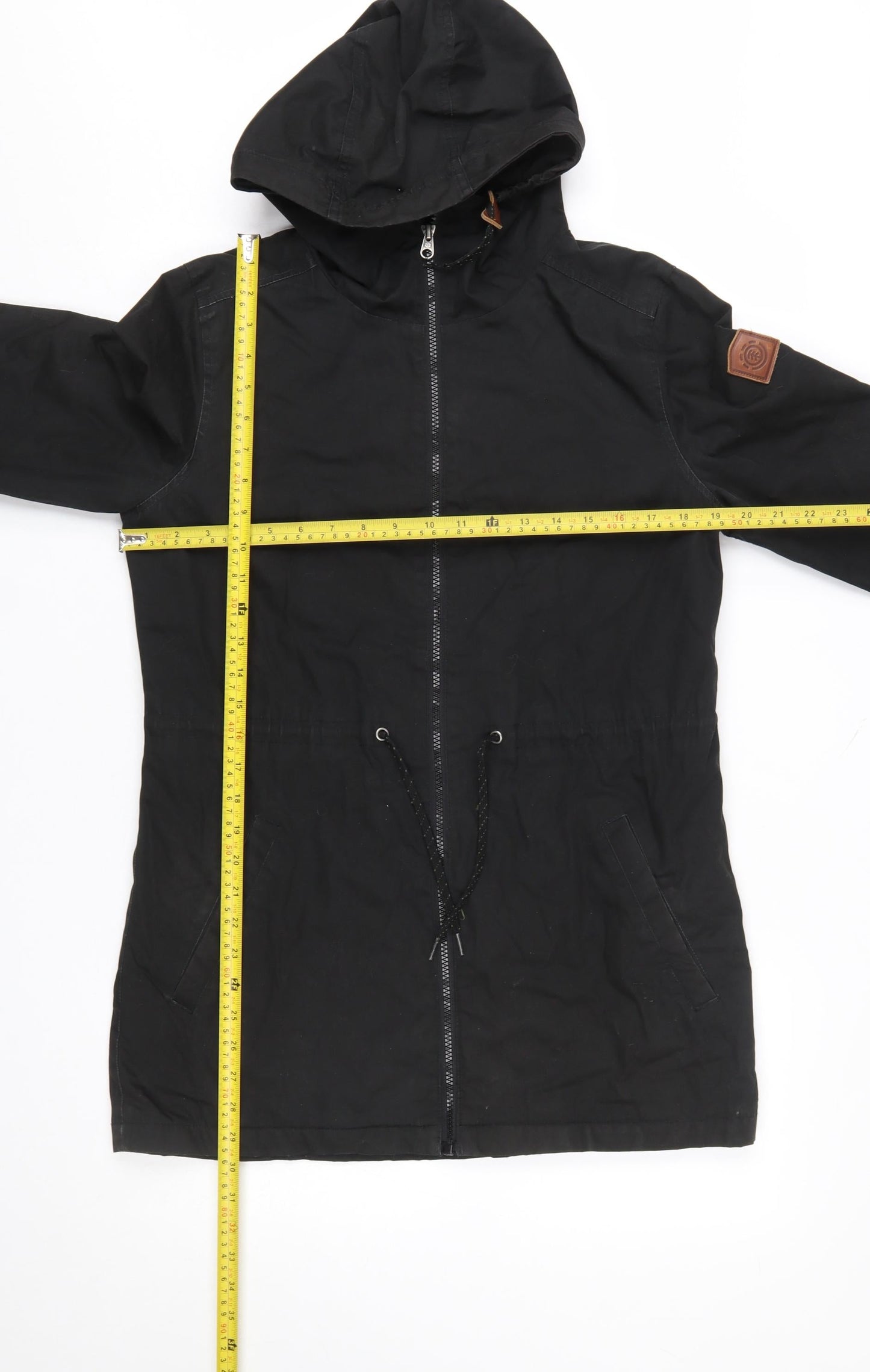 Element Women's Black Hooded Parka Jacket Size M