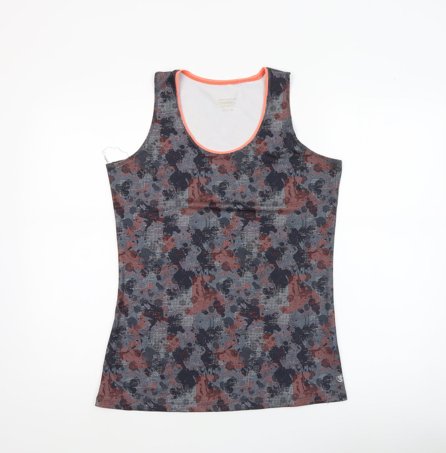 Dunnes Stores Womens Multicoloured Stretch Tank Top Size 12