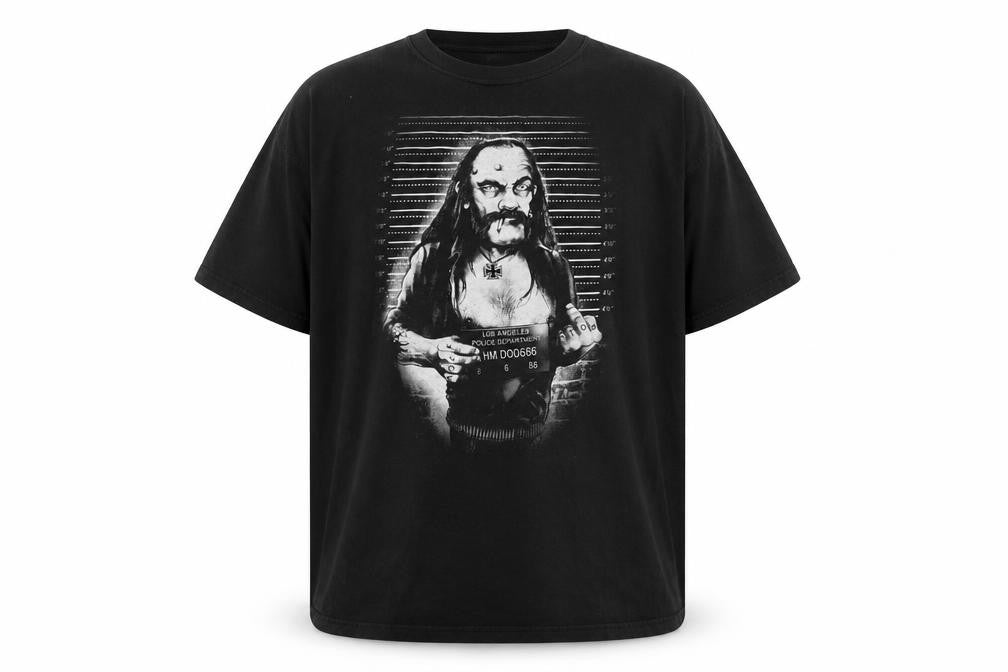 Too Fast Men’s Black 2XL Rock Graphic Print Cotton T-Shirt