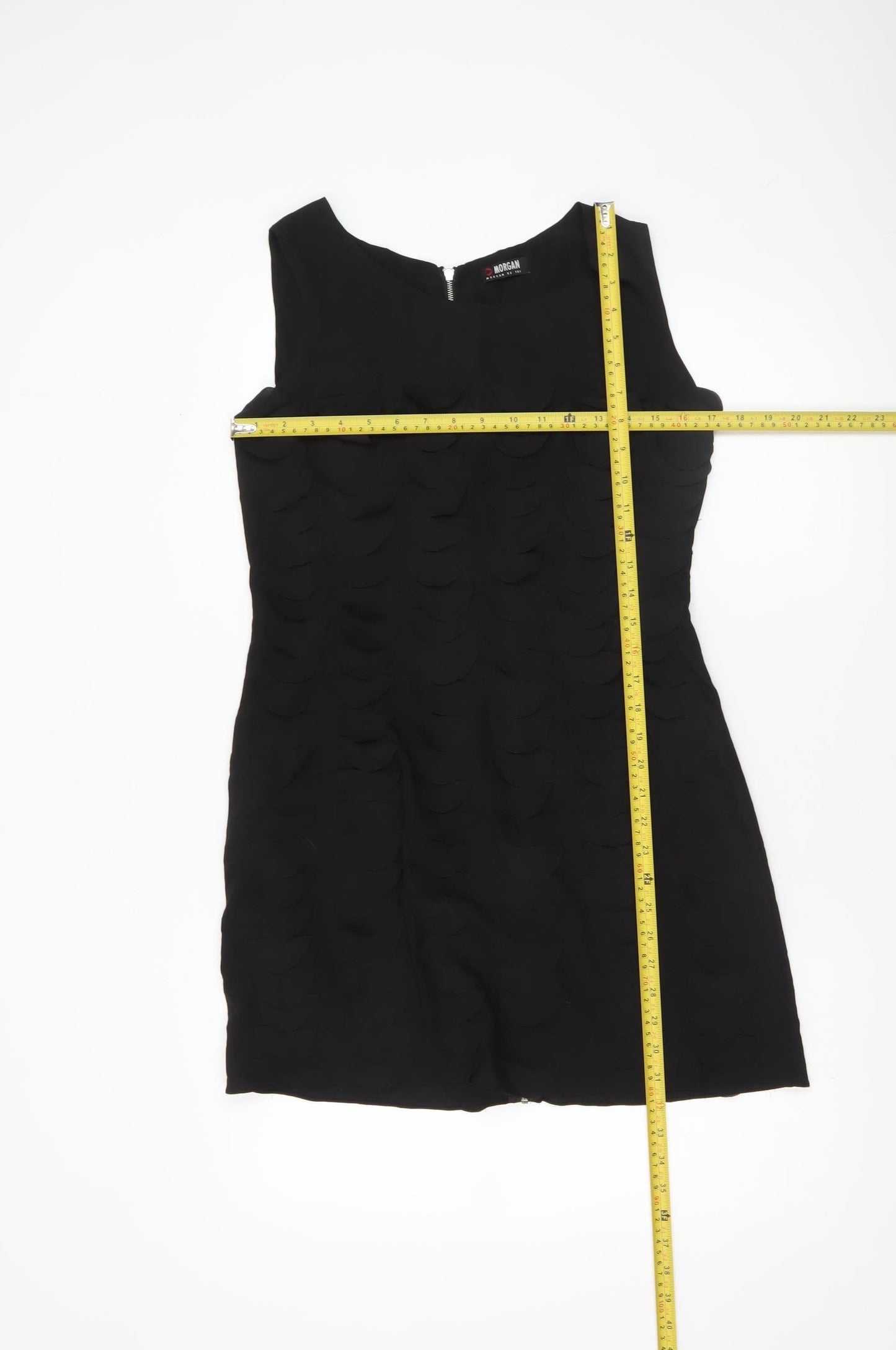 Morgan Women’s Black Sleeveless Bodycon Short Dress Size 10