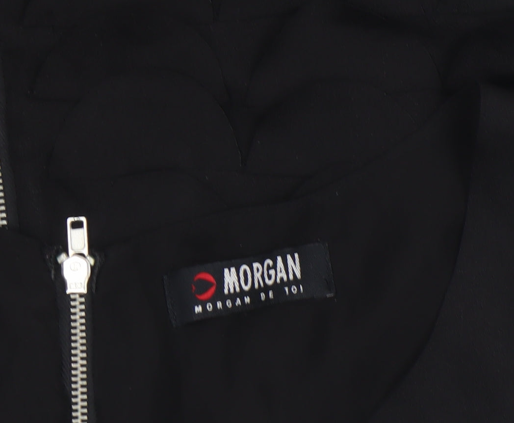 Morgan Women’s Black Sleeveless Bodycon Short Dress Size 10
