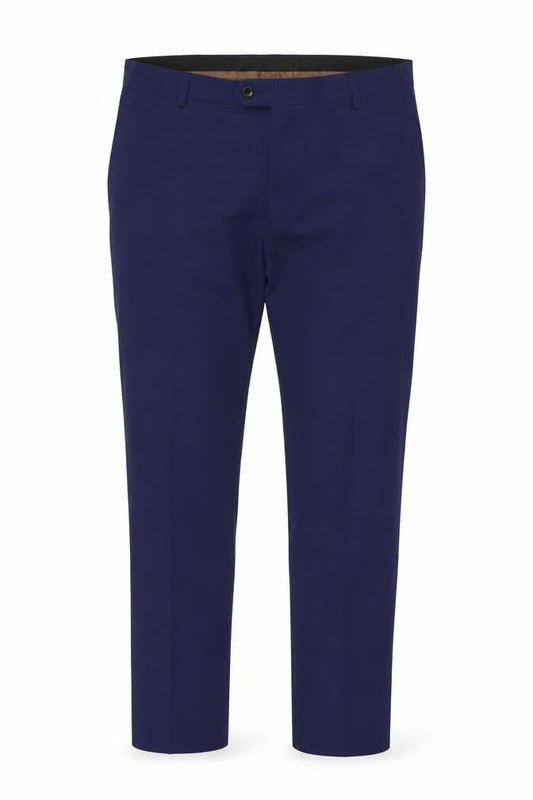 Next Men's Blue 36W 29L Polyester Blend Dress Trousers