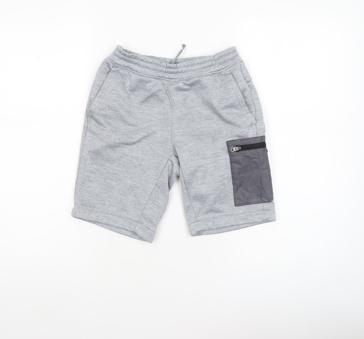 The North Face Boys Grey Fleece Sweat Shorts Size L Activewear