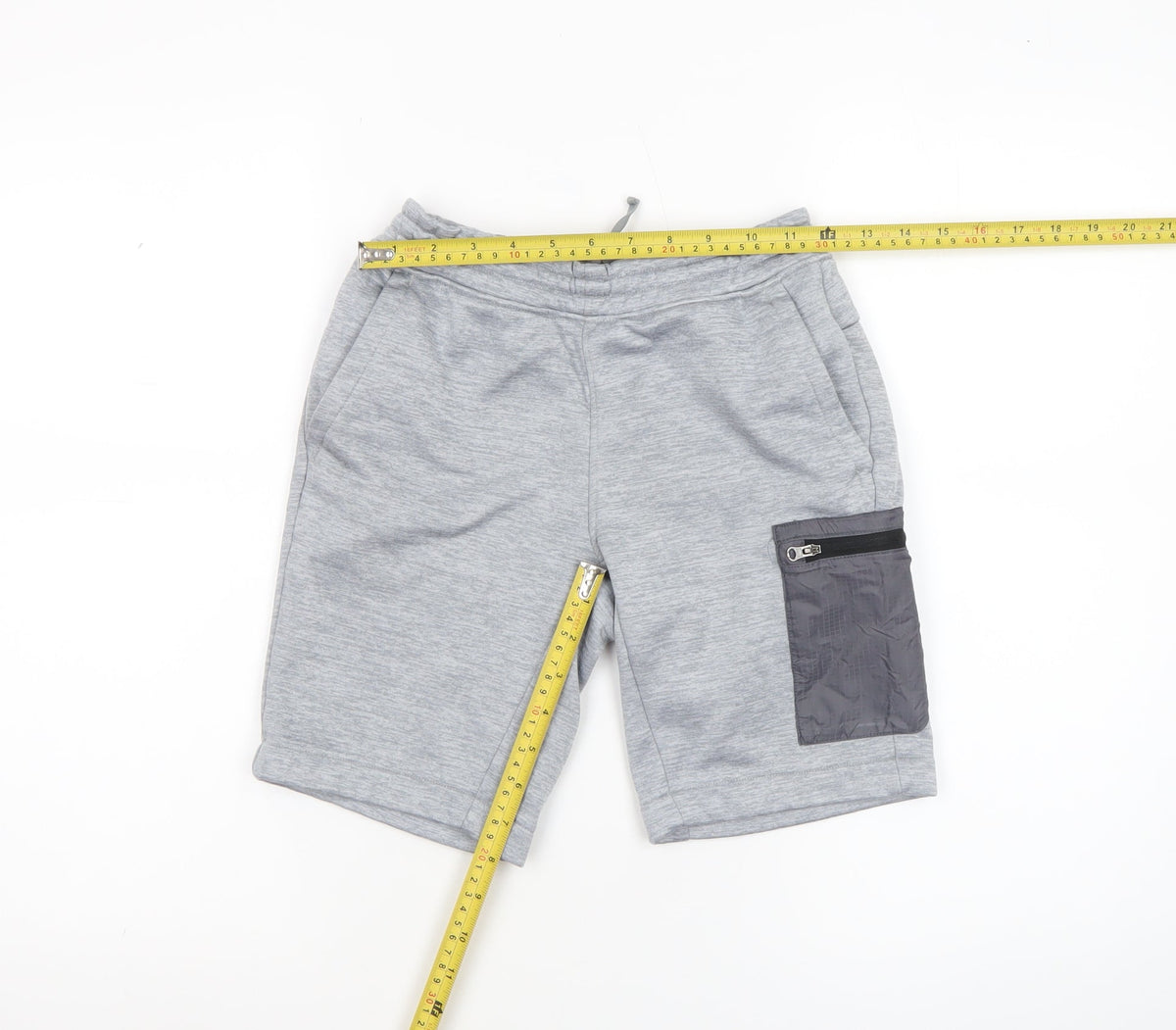 The North Face Boys Grey Fleece Sweat Shorts Size L Activewear