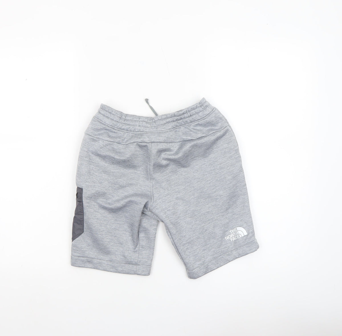 The North Face Boys Grey Fleece Sweat Shorts Size L Activewear