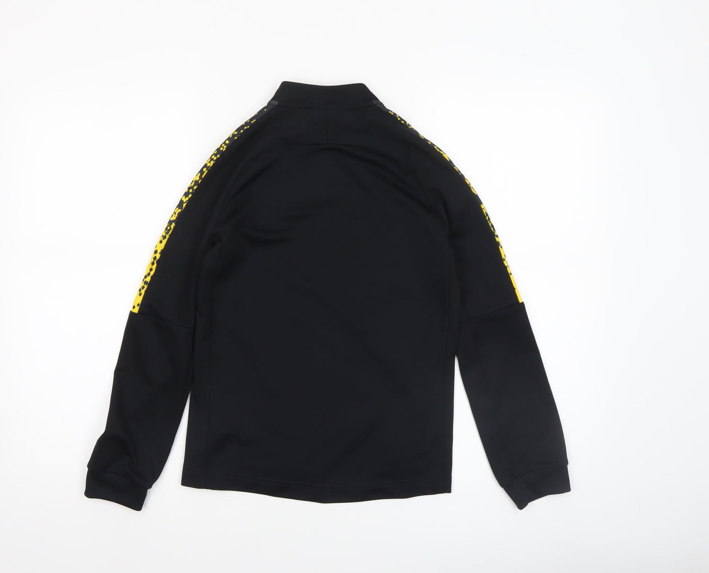 Nike Boys Black Dri-FIT Track Jacket 10-12 Years Full Zip Activewear