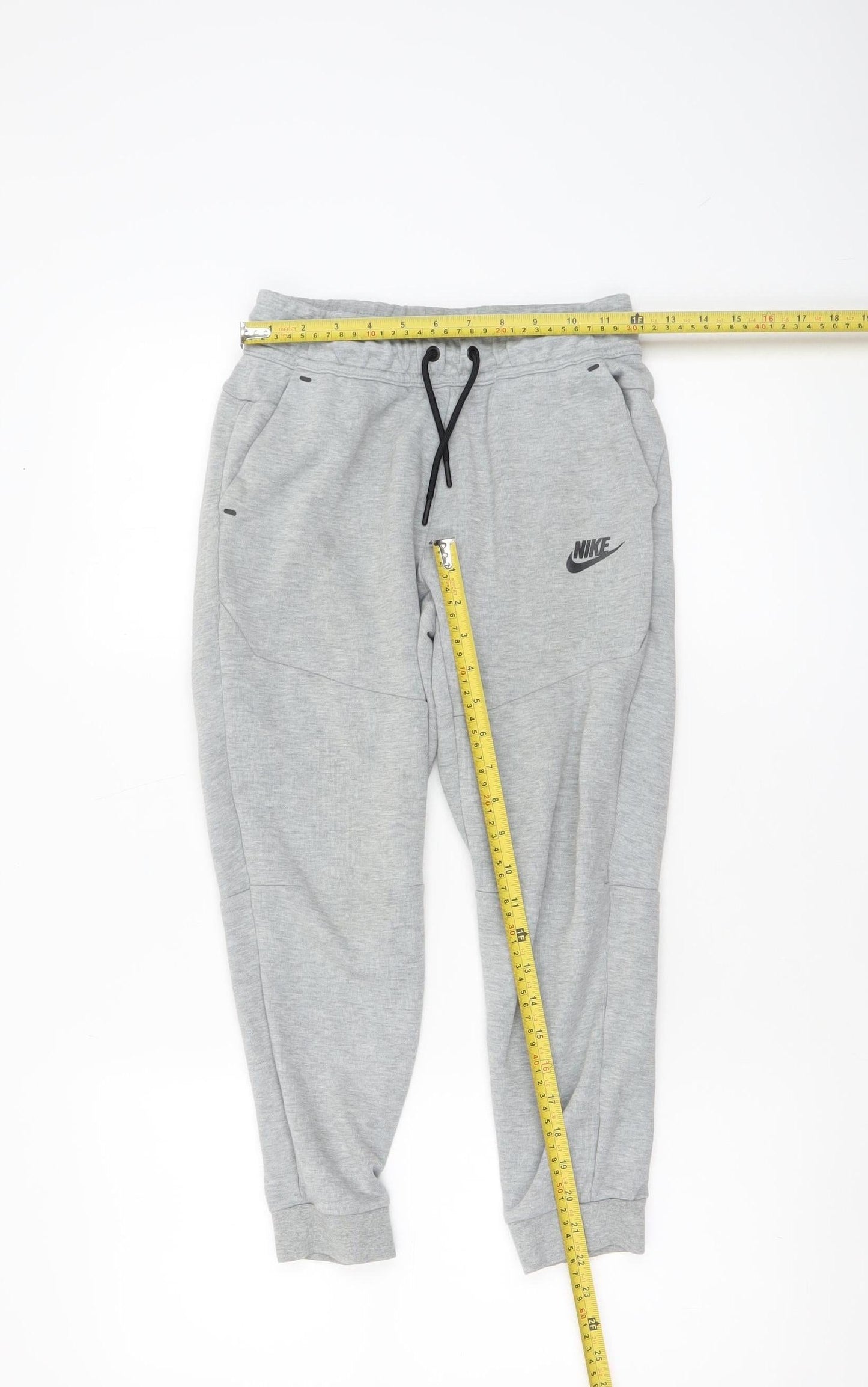 Nike Boys Grey Jogger Trousers M Regular Fit Sports Sweatpants