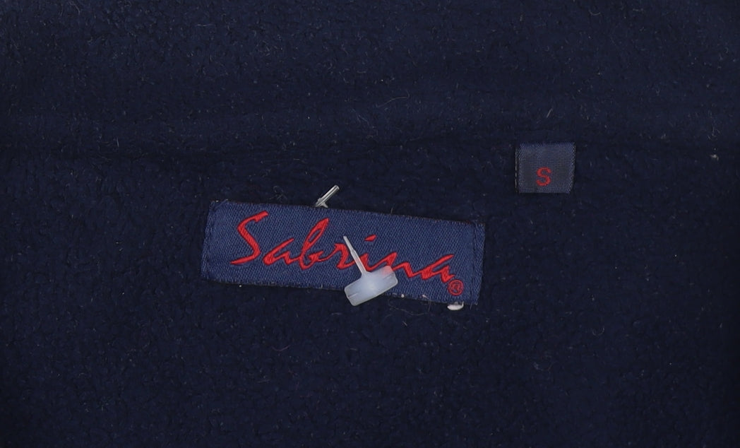 Sabrina Men’s Grey Fleece Full Zip Basic Jacket Size S