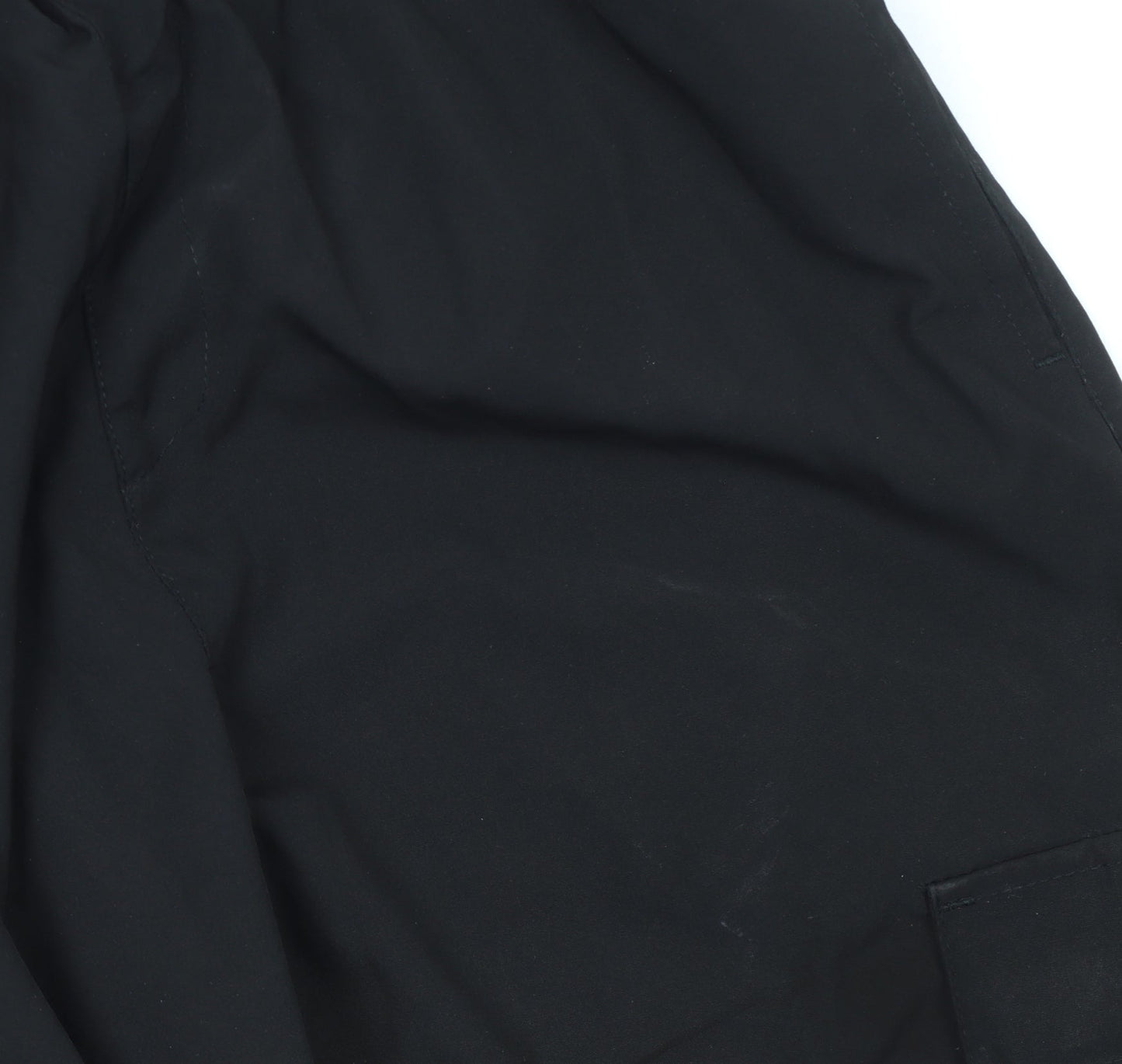 McKenzie Boys Black Cargo Trousers 14 Years Elastic Waist Joggers