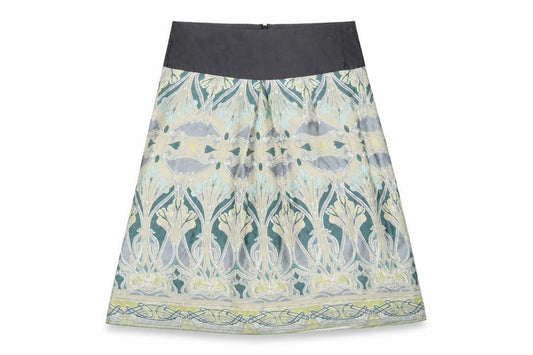 CCDK Copenhagen Women’s Multicoloured Silk A-Line Skirt Size 10