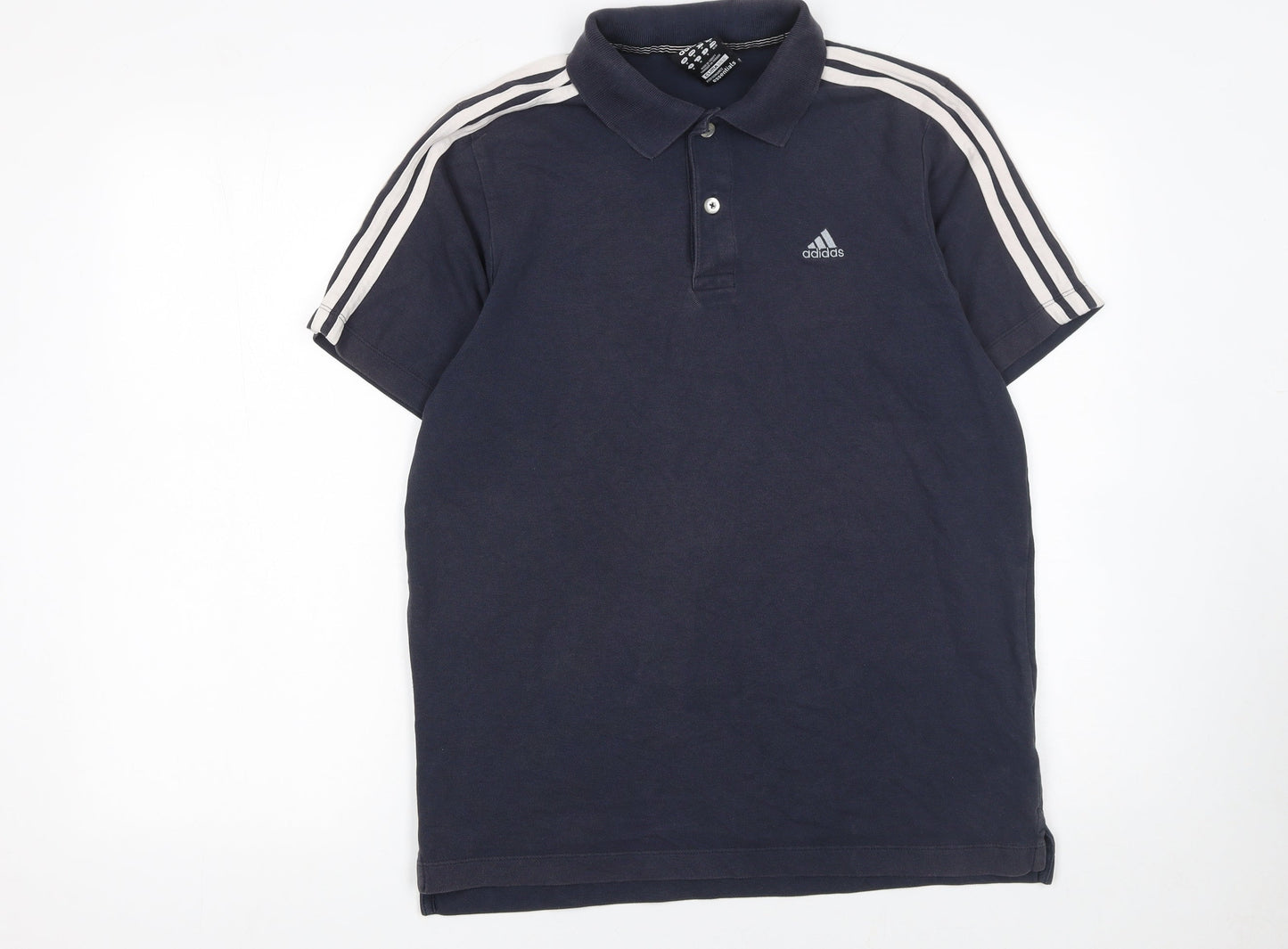 Adidas Men’s Blue Clima365 Polo Shirt Size M Cotton Blend Sportswear
