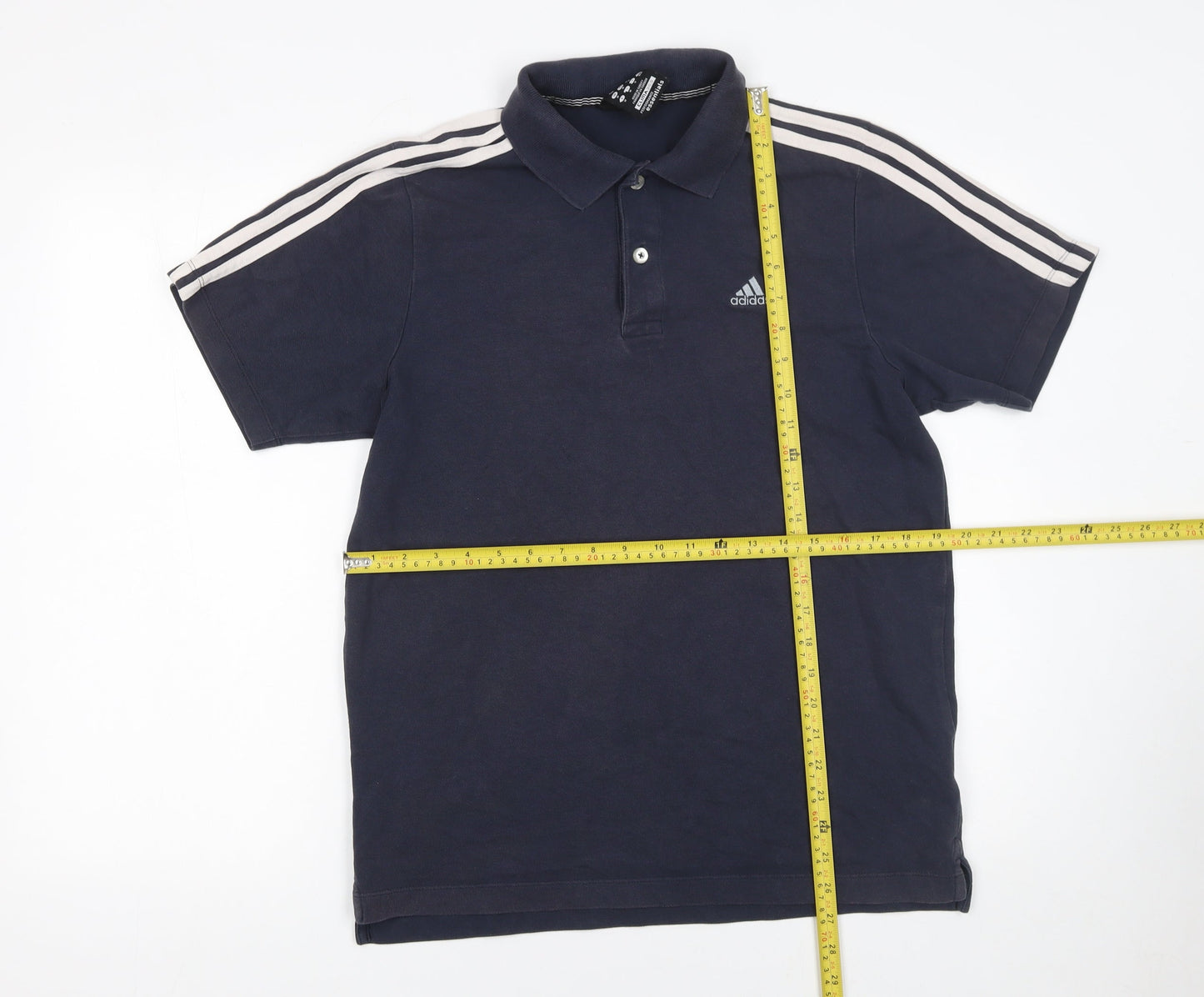 Adidas Men’s Blue Clima365 Polo Shirt Size M Cotton Blend Sportswear