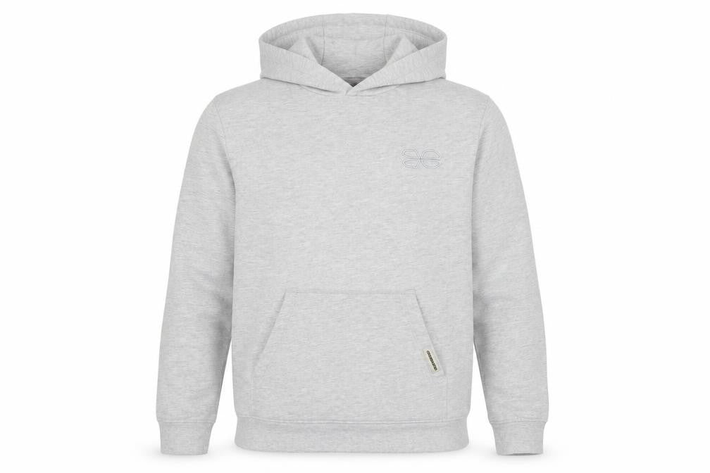 Crosshatch Men's Grey Pullover Hoodie Size M Cotton Blend