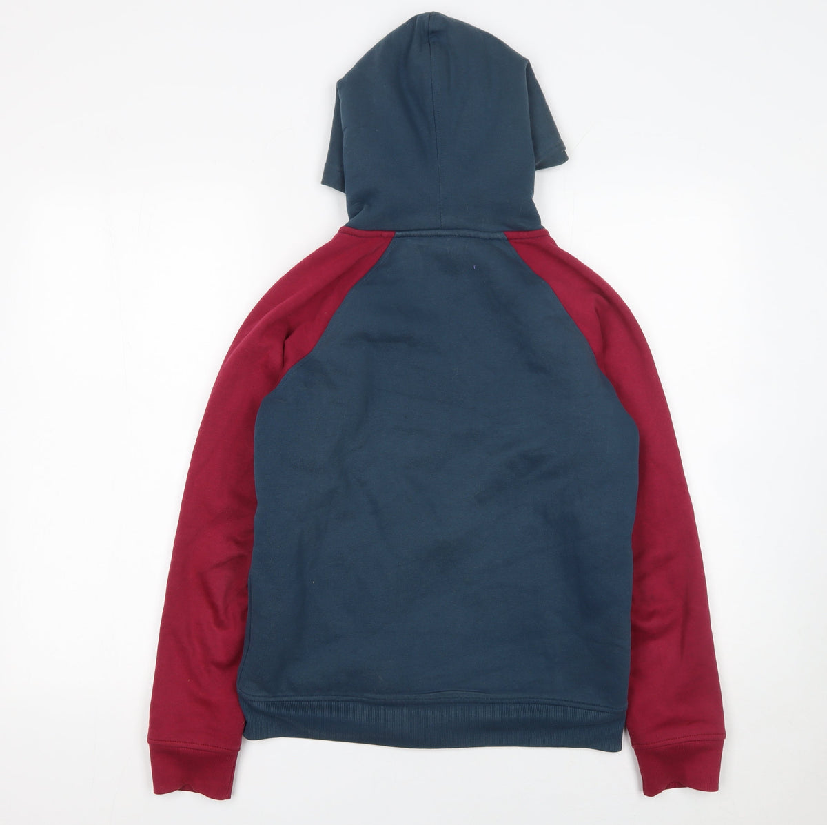 Saltrock Boys Blue & Red Fleece Lined Full Zip Hoodie 11-12 Years