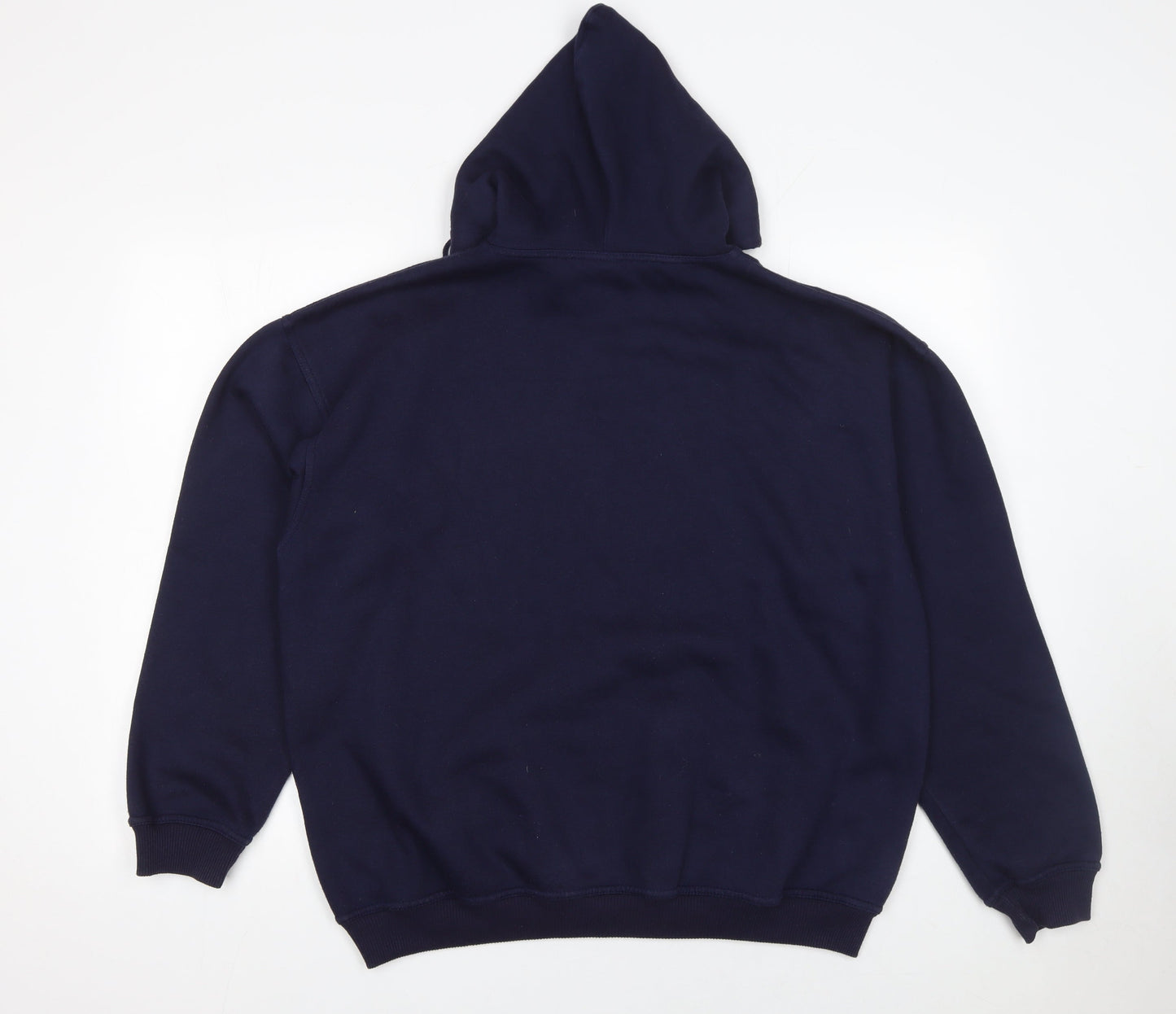 Rodeo Men’s Blue Pullover Hoodie Size M Regular Fit Fleece