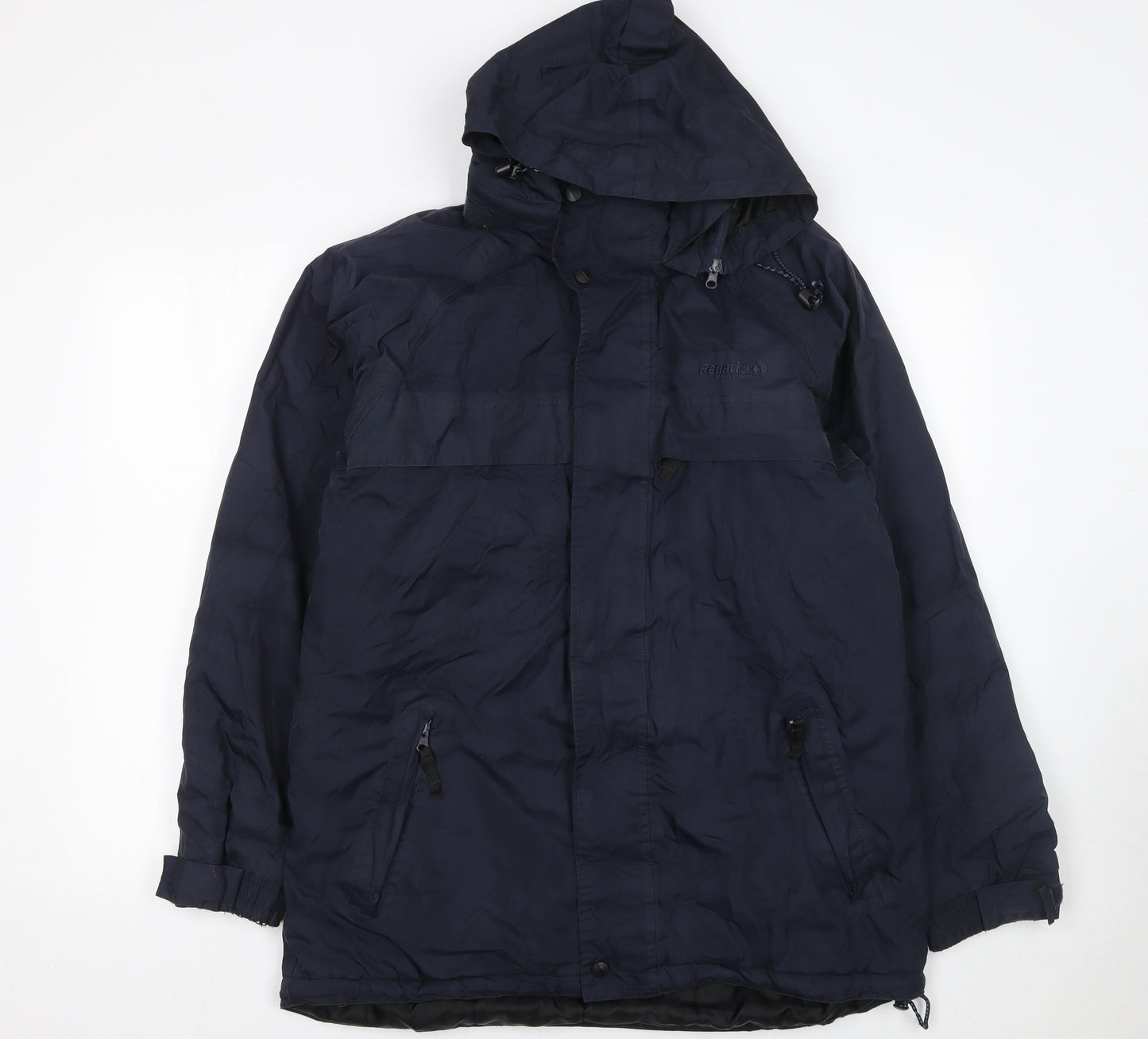 Regatta Men's Blue Waterproof Hooded Parka Jacket Size S