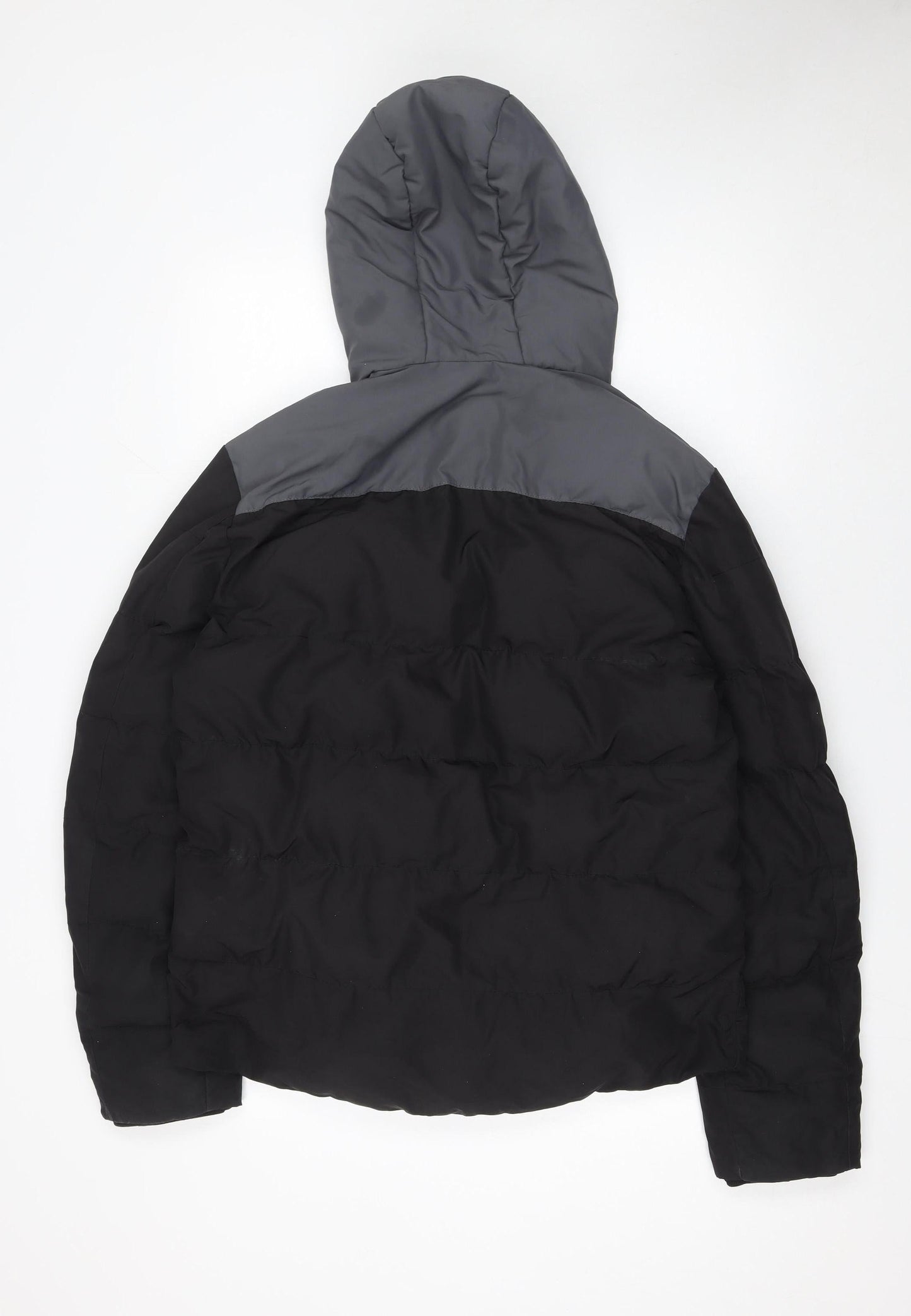 National Geographic Men's Black M Puffer Jacket Hooded Insulated Winter Coat