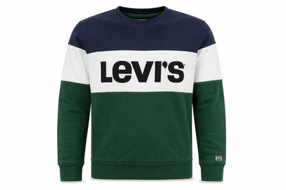 Levi's Men's Multicolour Logo Crew Neck Sweatshirt Size S
