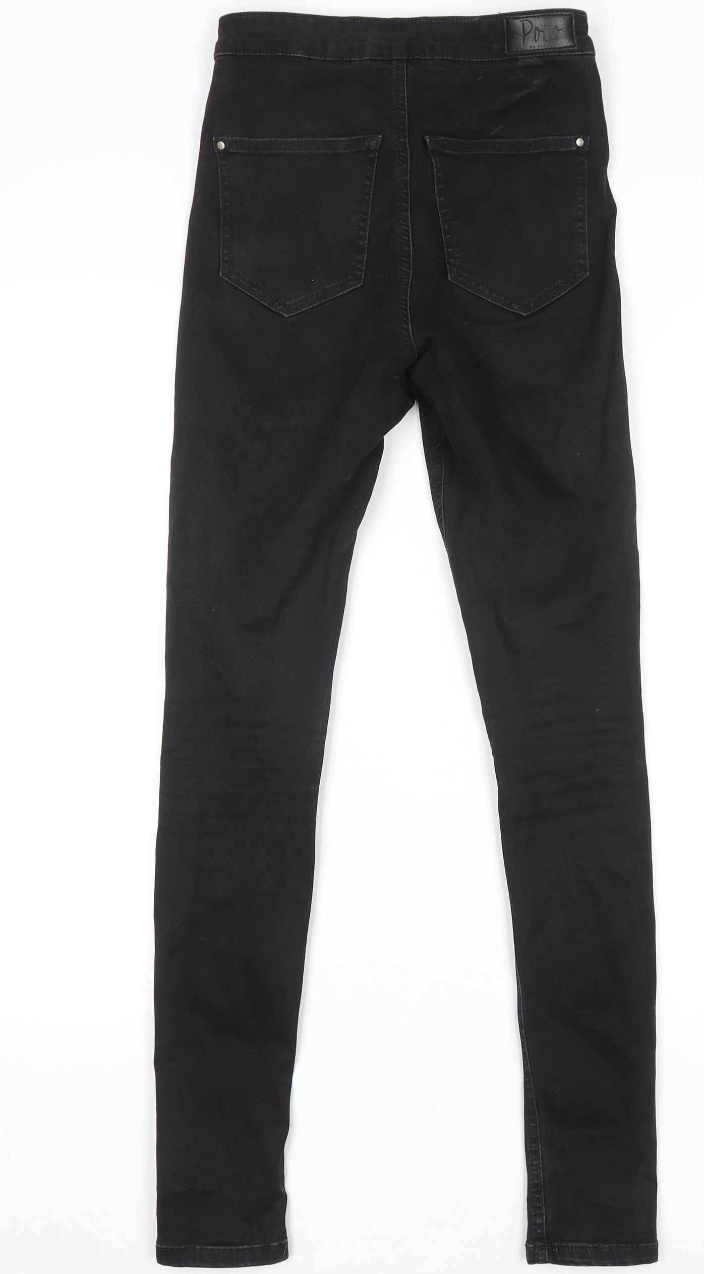 Poco by Pippa Women's Black Skinny Jeans Size 6R Stretch Denim