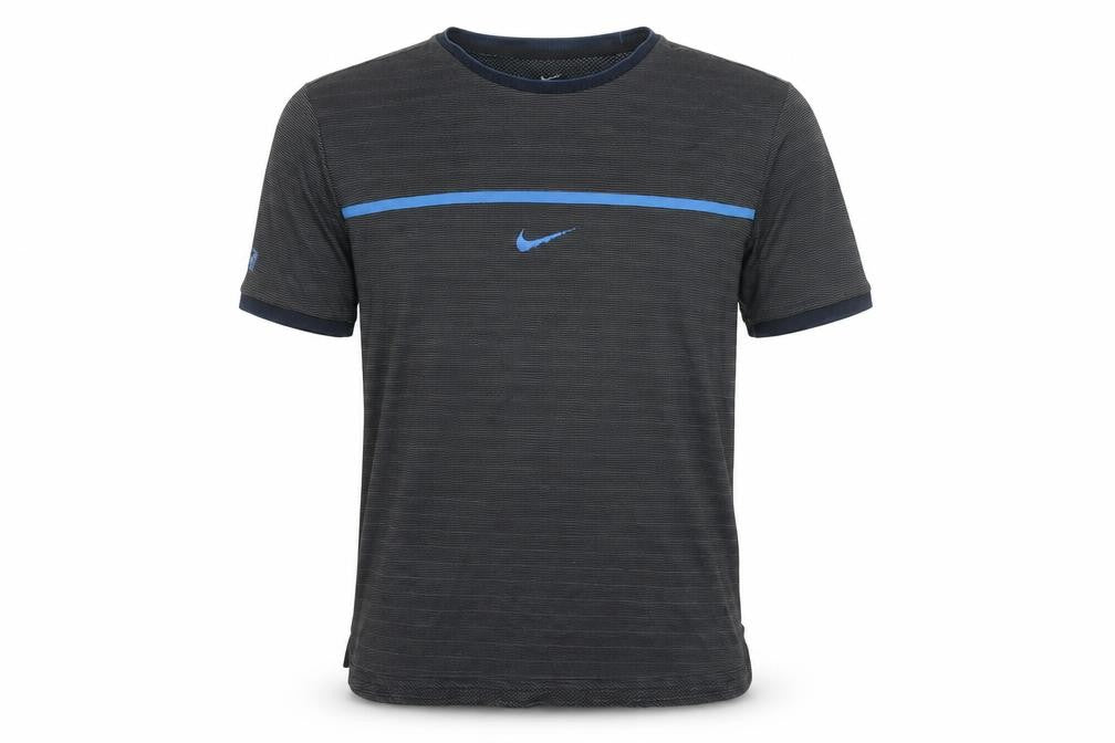 Nike Mens Black AeroReact Running T-Shirt Size S Lightweight Breathable