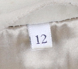 Additional view of Nuage Women’s Beige Hooded Parka Jacket, size UK 12, Lined Drawstring