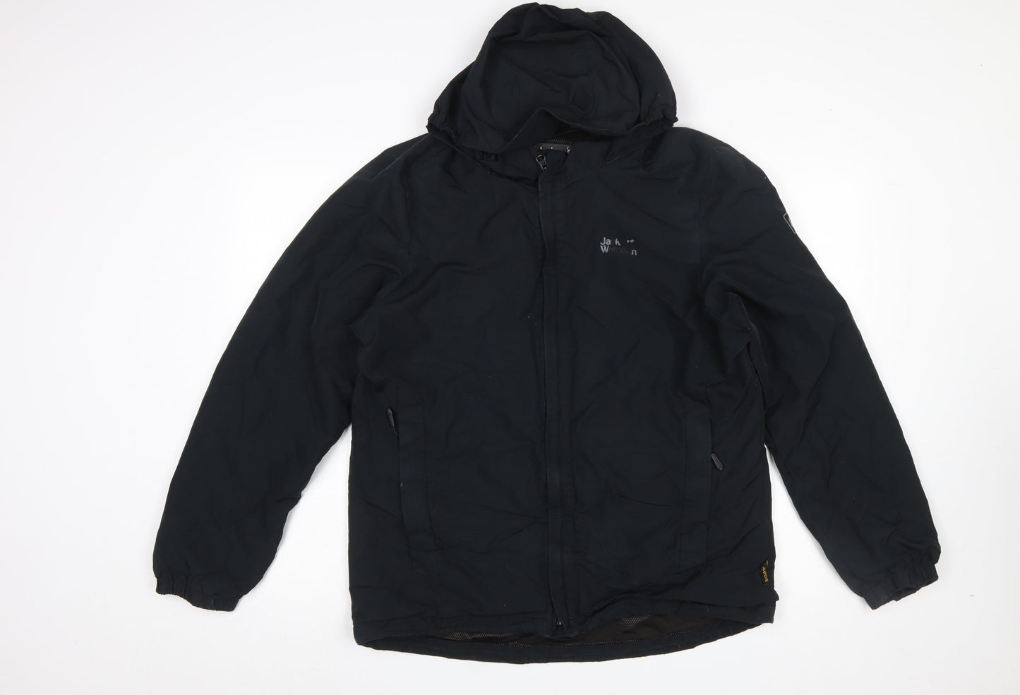 Jack Wolfskin Men's Black M Waterproof Hooded Outdoor Jacket