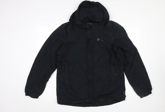 Jack Wolfskin Men's Black M Waterproof Hooded Outdoor Jacket