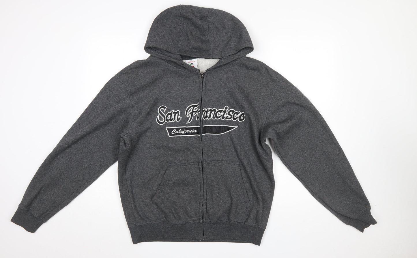 Hayward.CA Men’s Grey Full Zip Hoodie Size M San Francisco Graphic