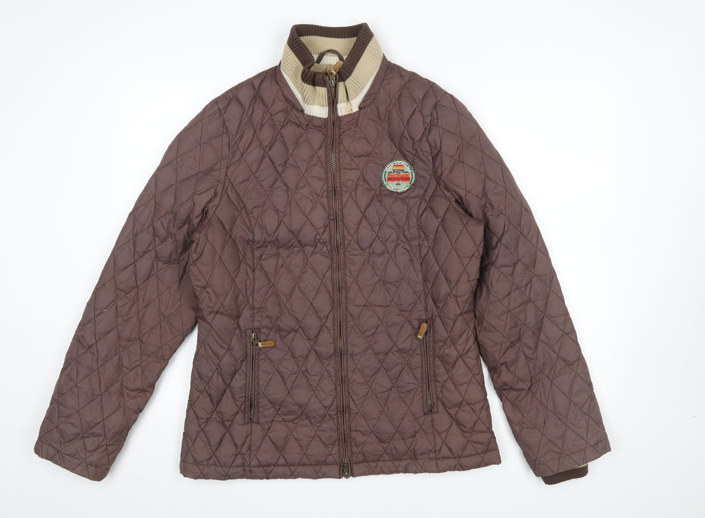 Horseware Ireland Brown Quilted Women's Jacket L Outdoor Style