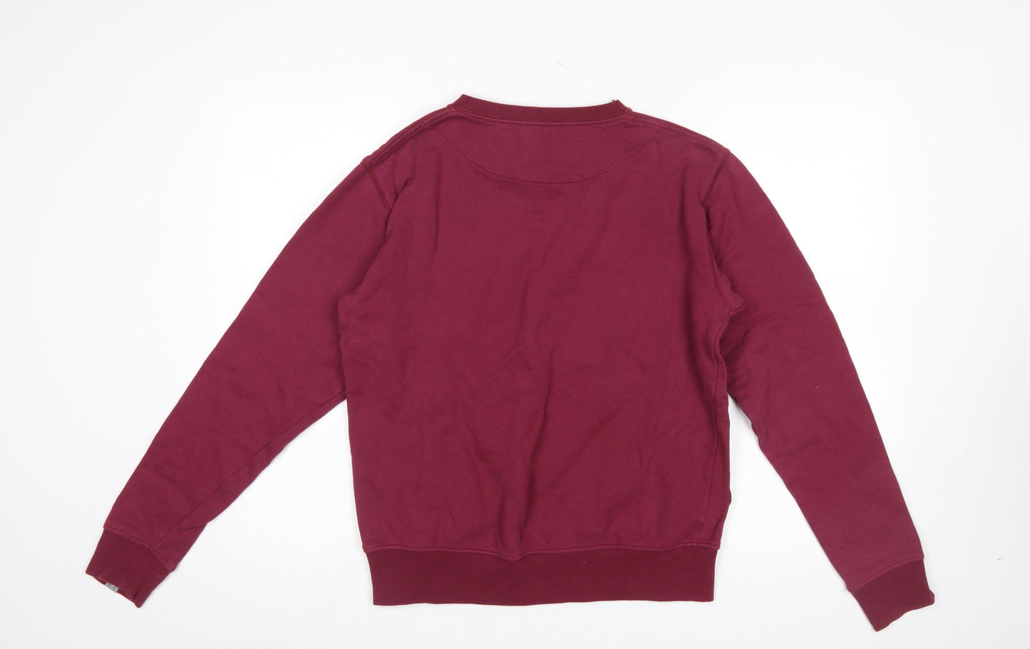 Ruth Kuckler Womens Burgundy Tattoo Graphic Pullover Sweatshirt S