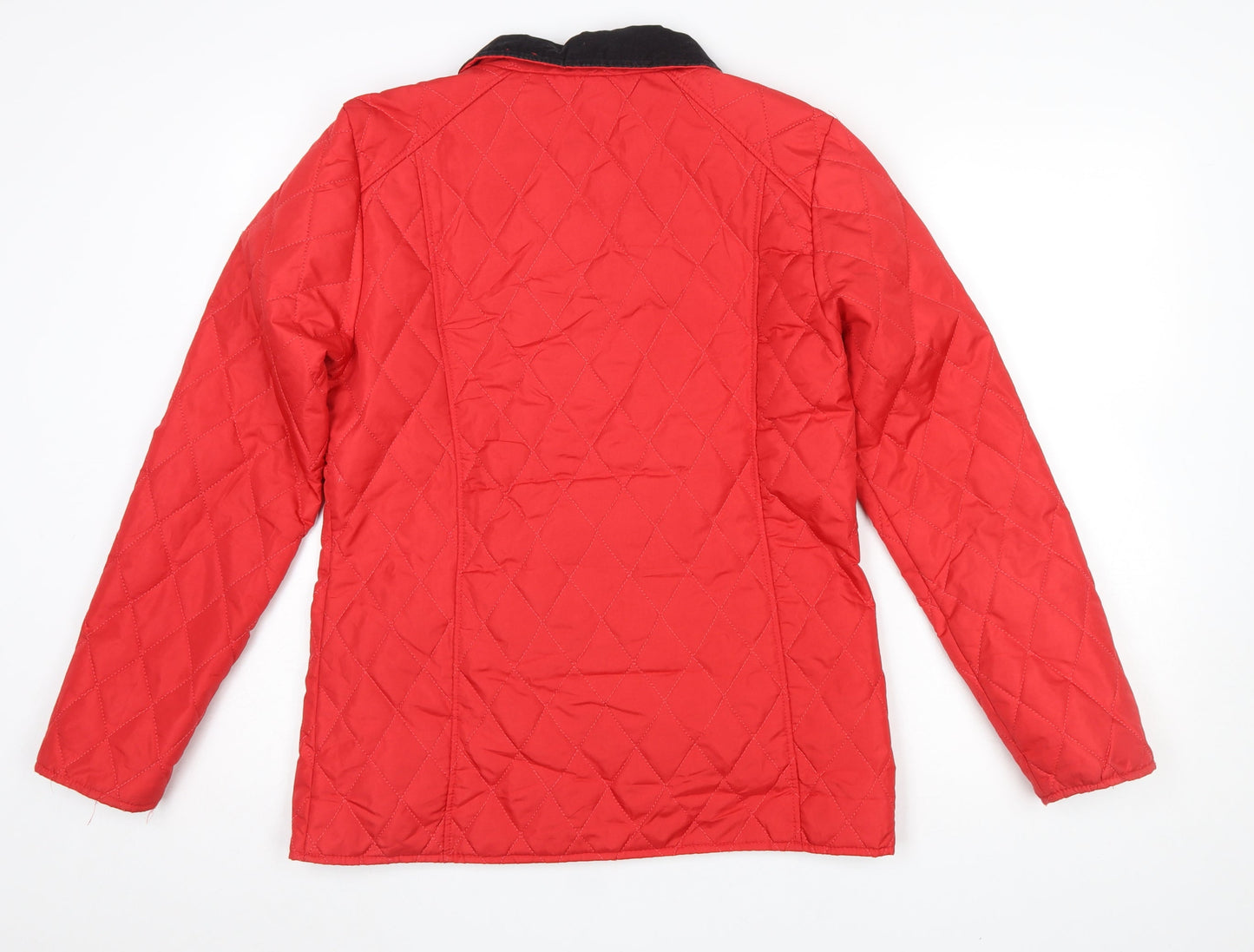 Urban Diva Women’s Red Quilted Mid-Length Jacket Size M