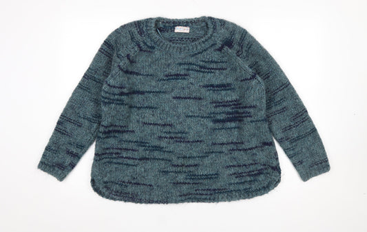 Marks and Spencer Women’s Blue Mohair Knit Jumper Size 16