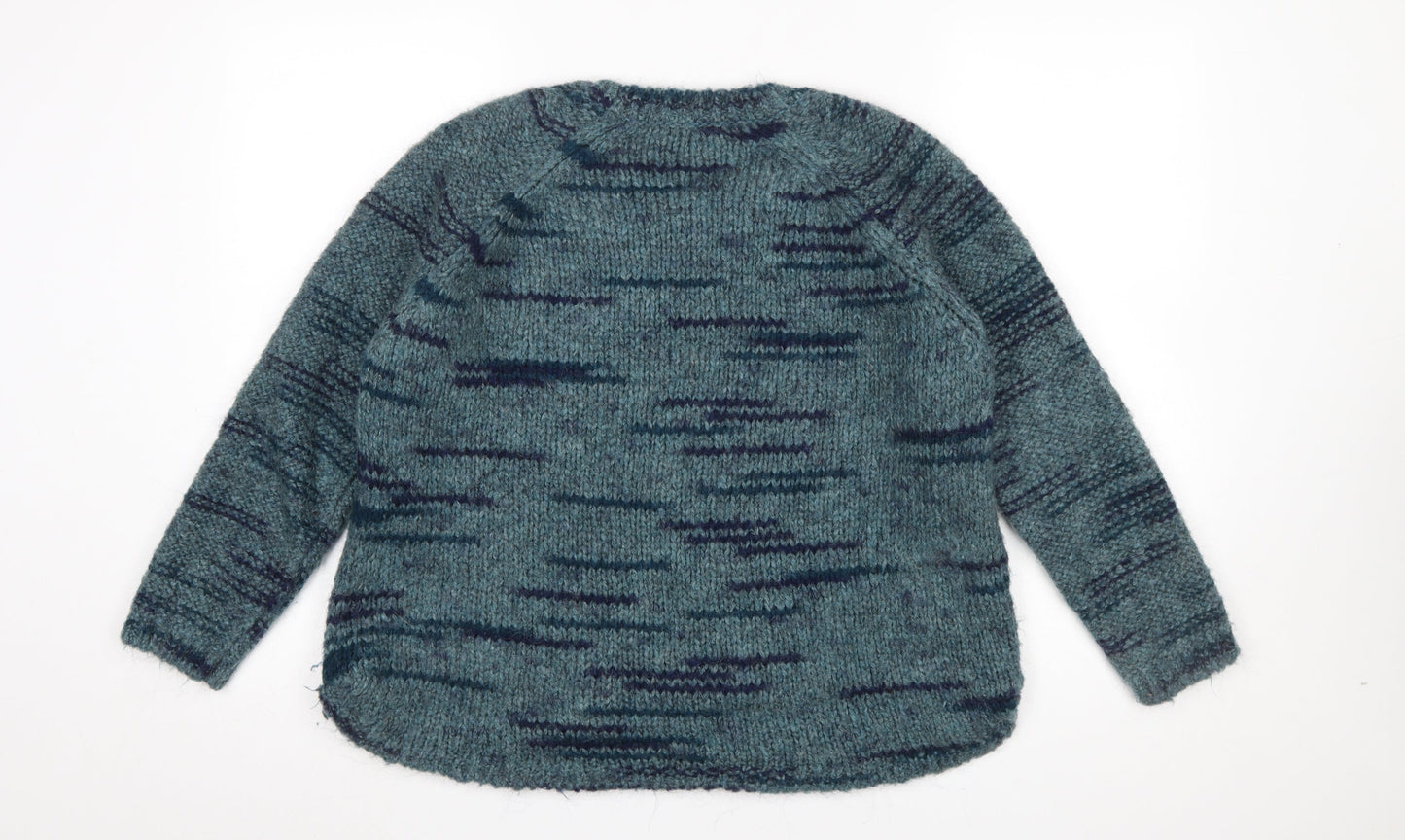 Marks and Spencer Women’s Blue Mohair Knit Jumper Size 16