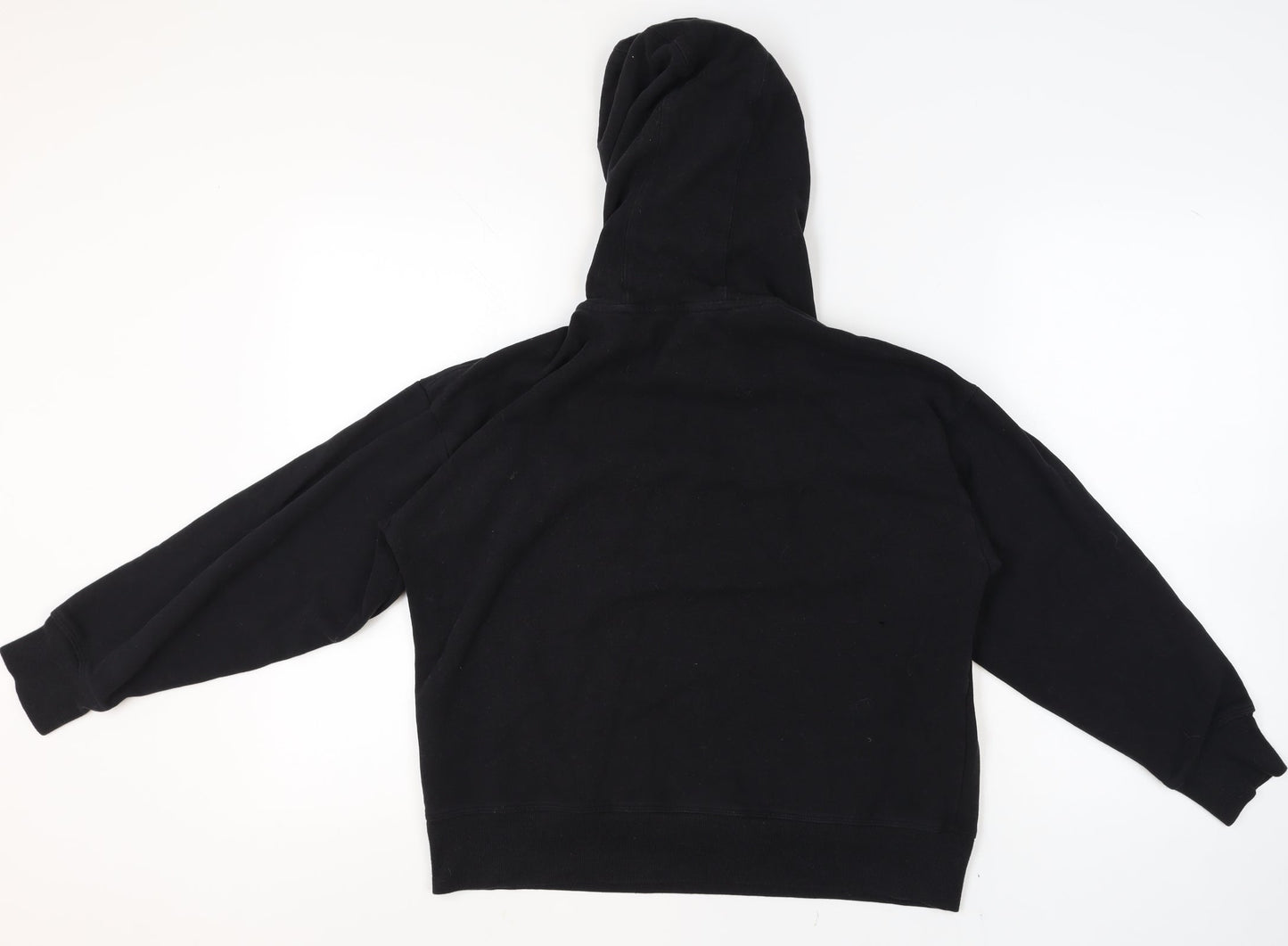 DKNY Sport Boys Black Pullover Hoodie S Cotton Blend Casual