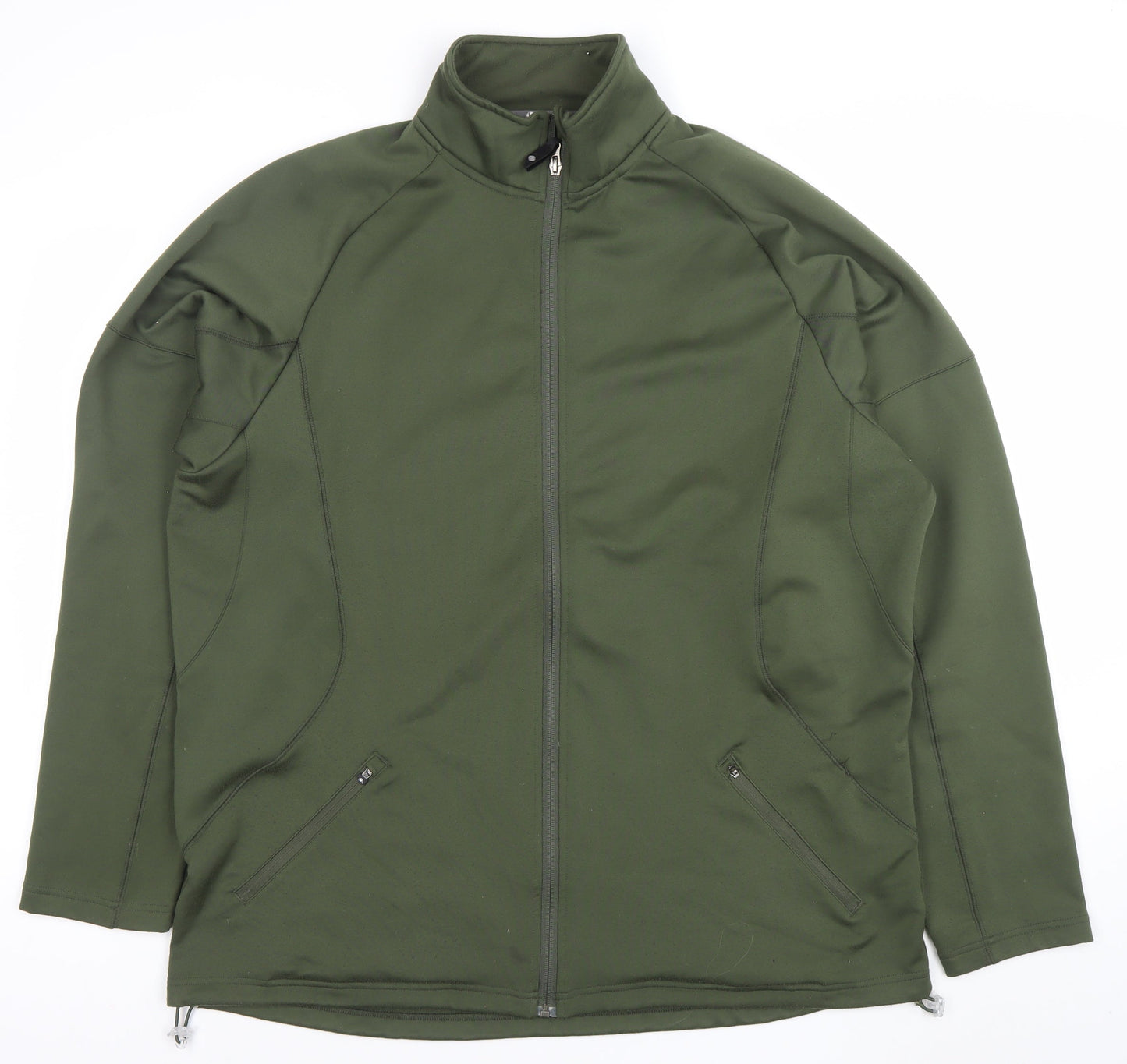 Sunuce Men's Green Full Zip Fleece Jacket 2XL