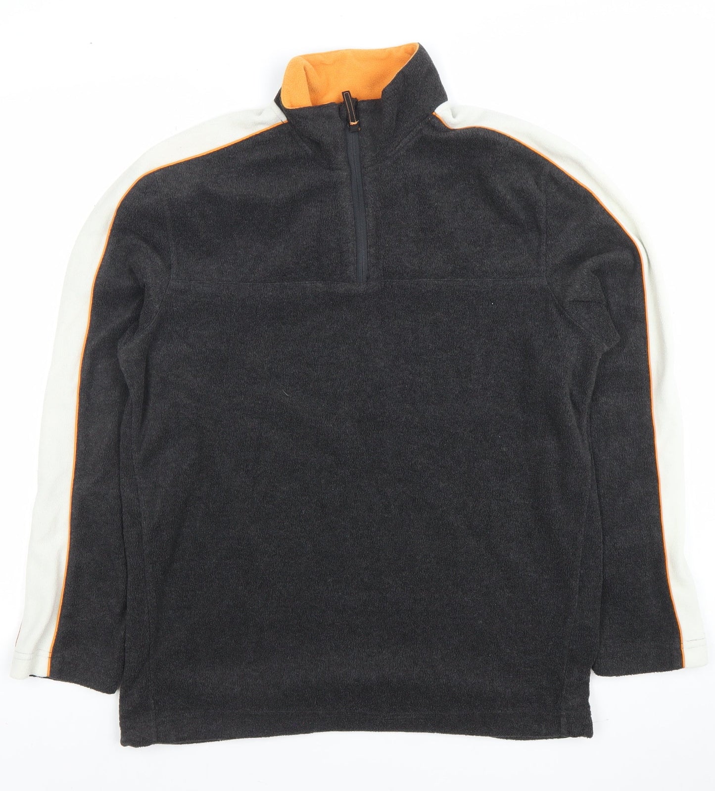 Active Sports Men's Black Fleece Half Zip Sweatshirt Size M