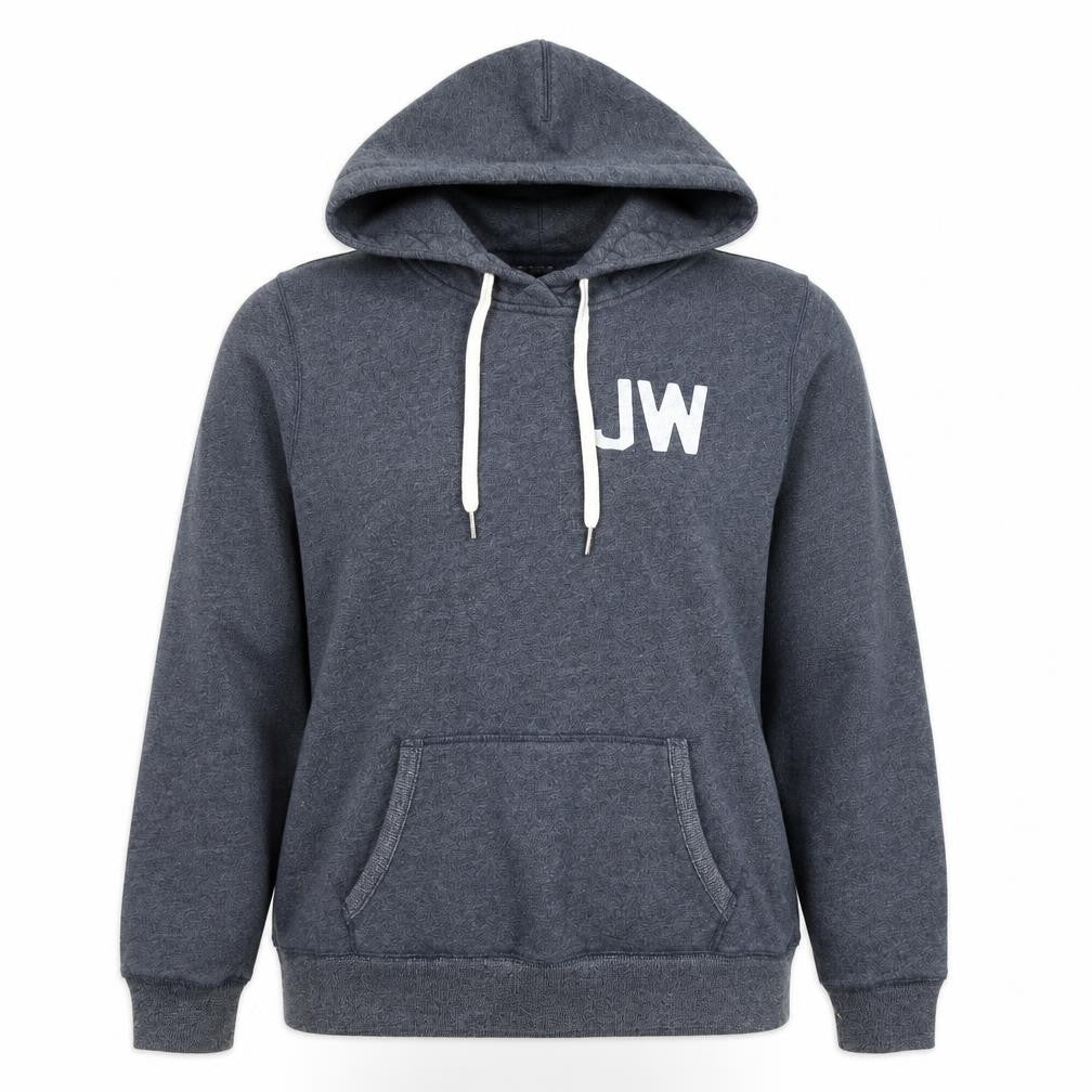 Jack Wills Women Blue Pullover Hoodie Size M Embroidered Logo