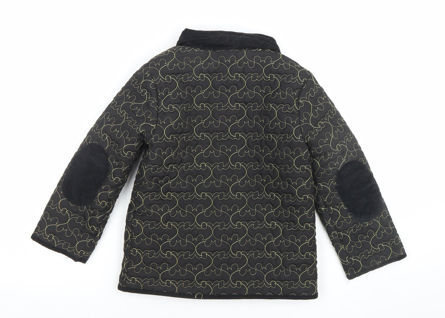 Batman Boys Black Quilted Mid-Length Jacket 6 Years