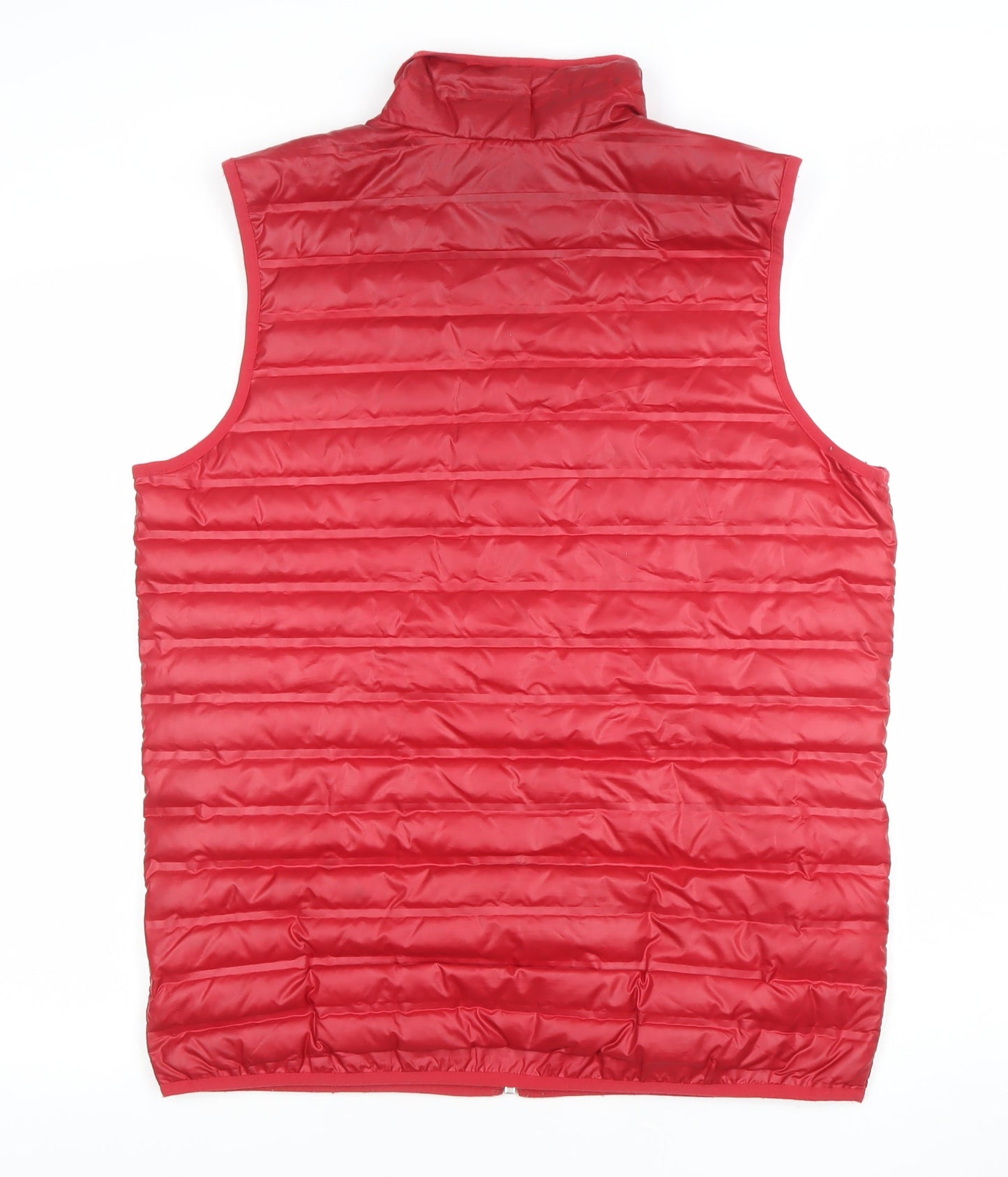 Columbia Men’s Red Puffer Down Waistcoat S Regular Fit Outdoor Vest
