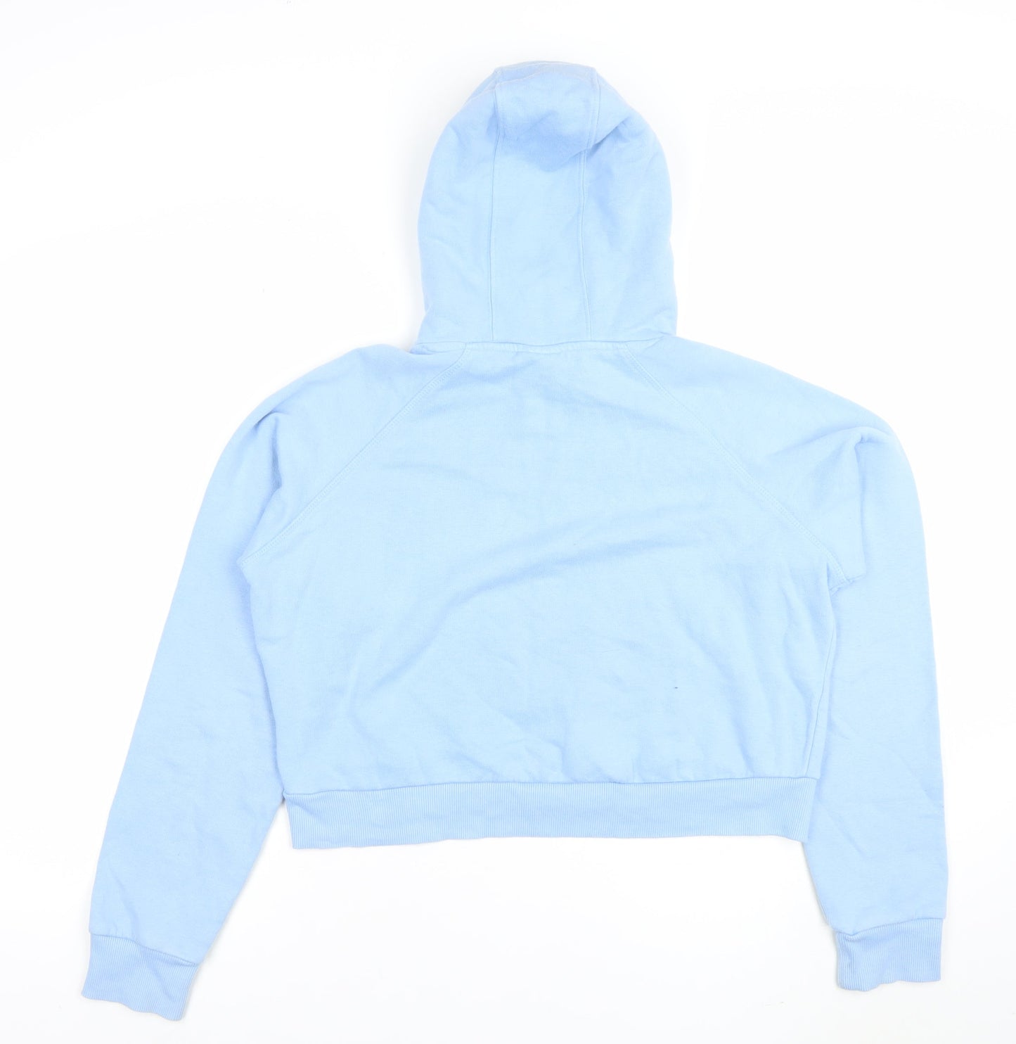 Ellesse Womens Blue Hoodie Size 12 Pullover Cotton Blend Logo Hooded Sweatshirt