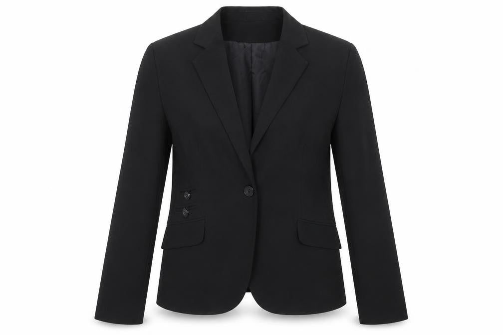 Bay Women's Black Size 12 Tailored Single-Breasted Blazer