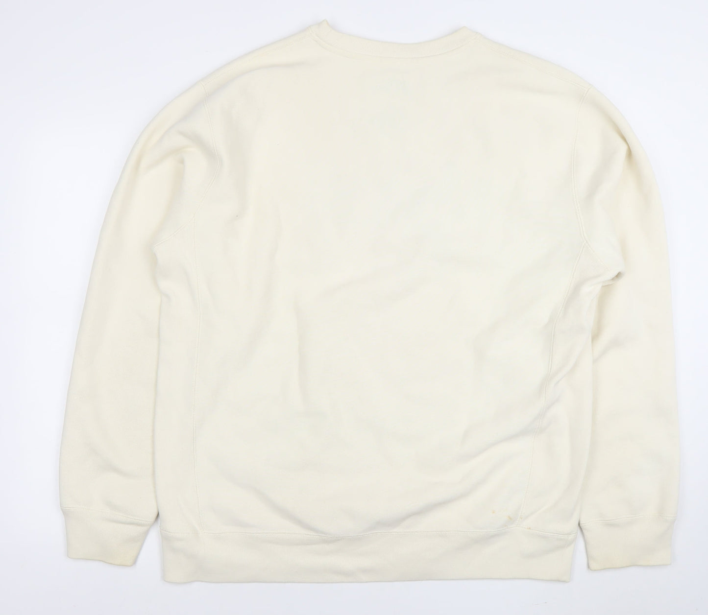 Honest Skateboards Mens Ivory XL Pullover Sweatshirt Graphic Logo