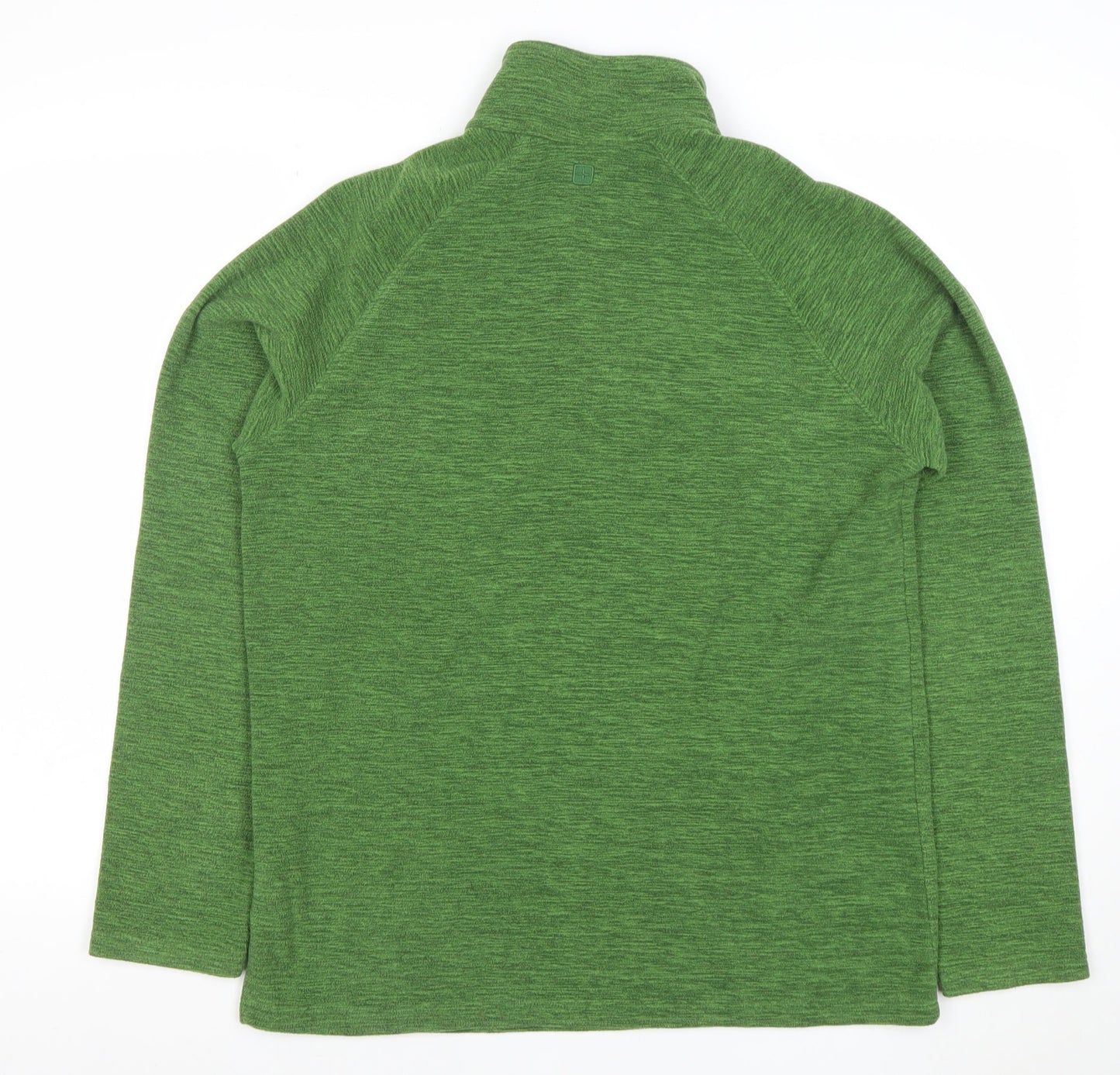Mountain Warehouse Men's Green XL 1/4 Zip Pullover Fleece Sweatshirt