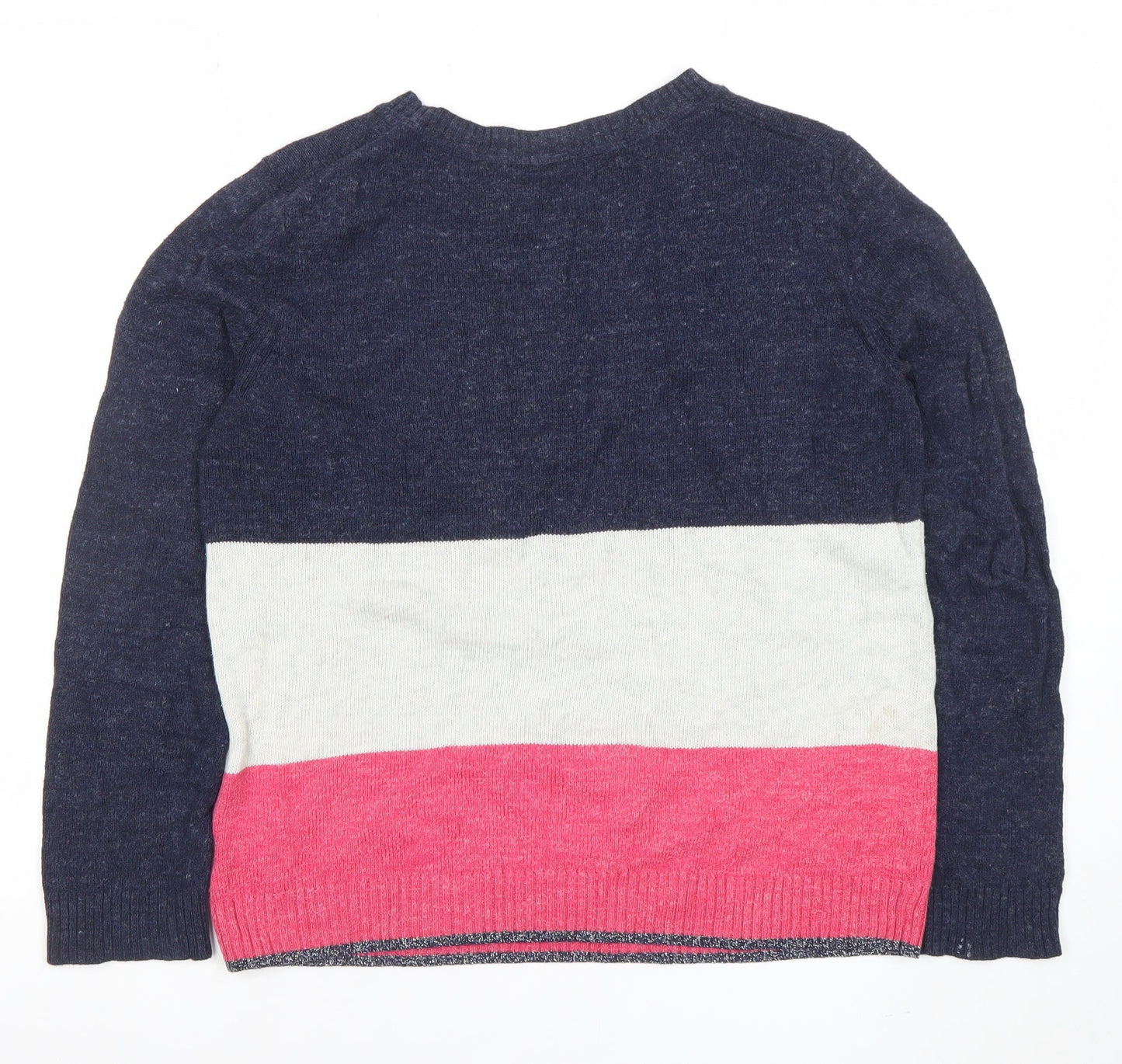 Gap Women’s Multicoloured Cotton Crew Neck Jumper L
