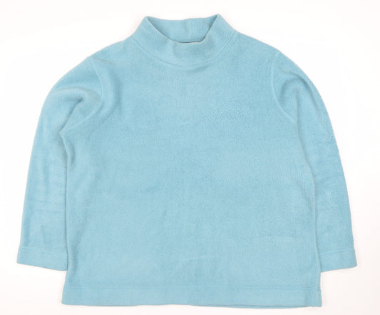 BHS Women Blue Size 18 Pullover Fleece Sweatshirt
