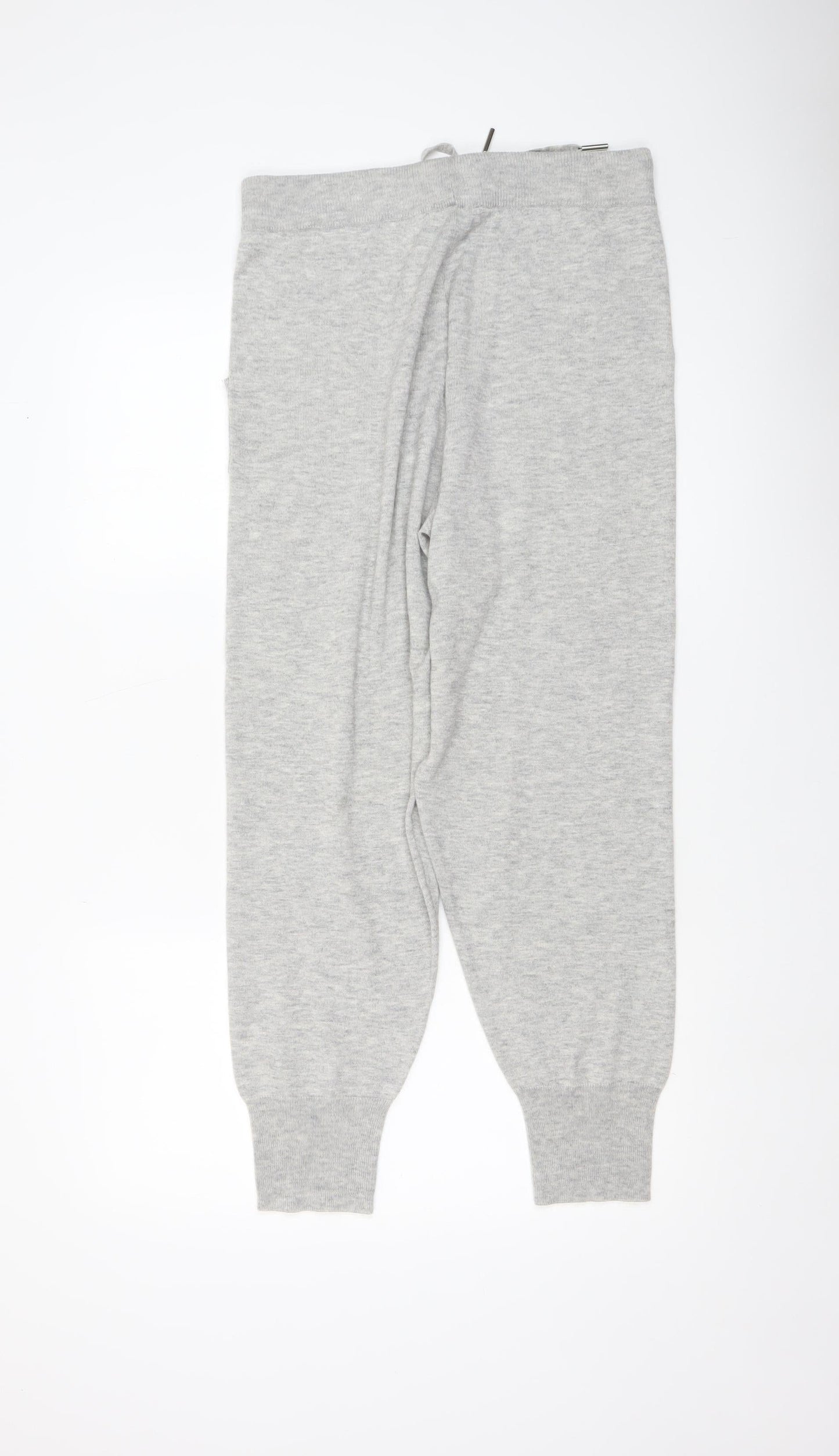 Albaray Womens Grey Knit Jogger Trousers Size 12 Soft Casual