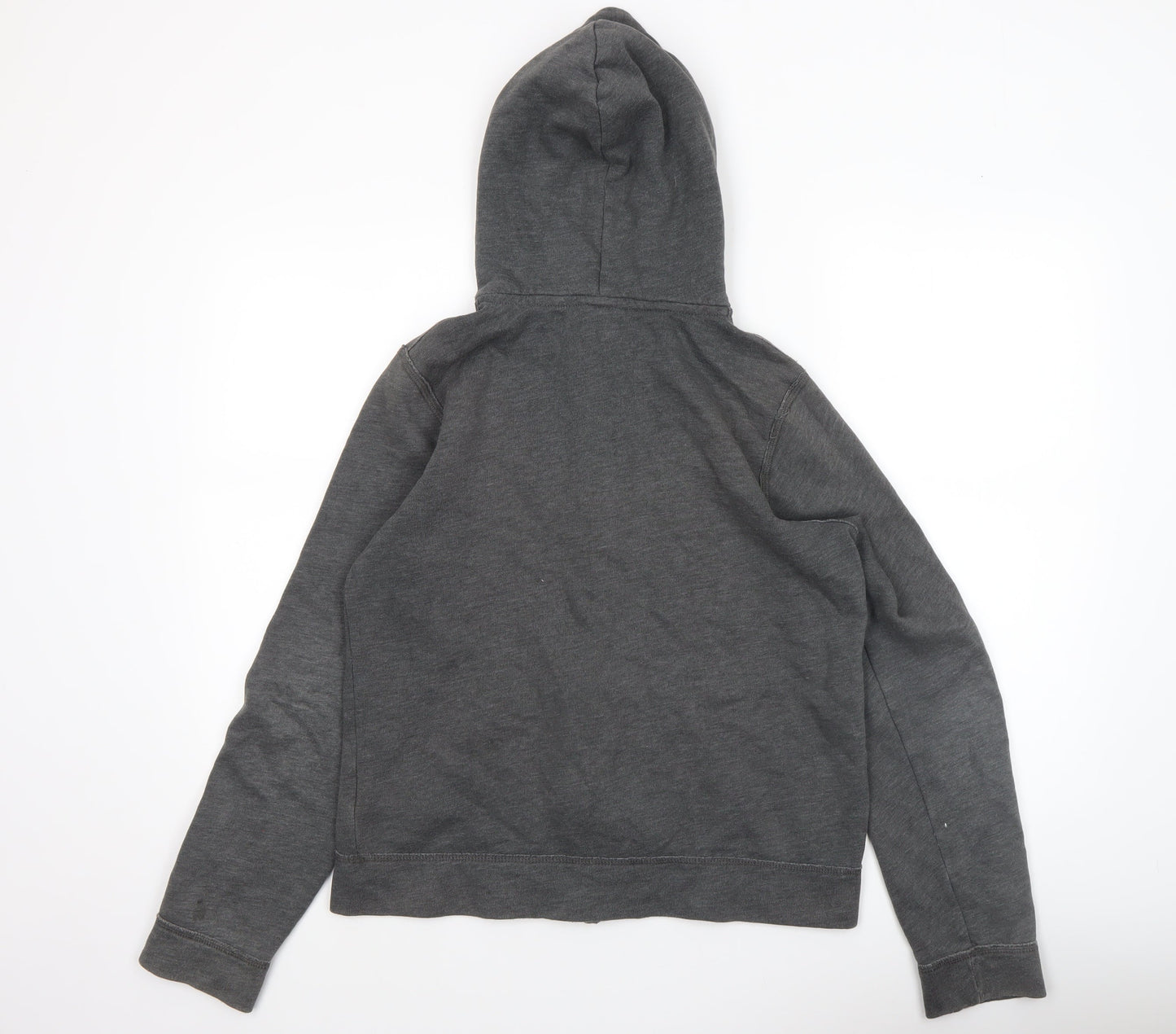 Abercrombie Kids Boys Grey Full Zip Hoodie XL Cotton Blend